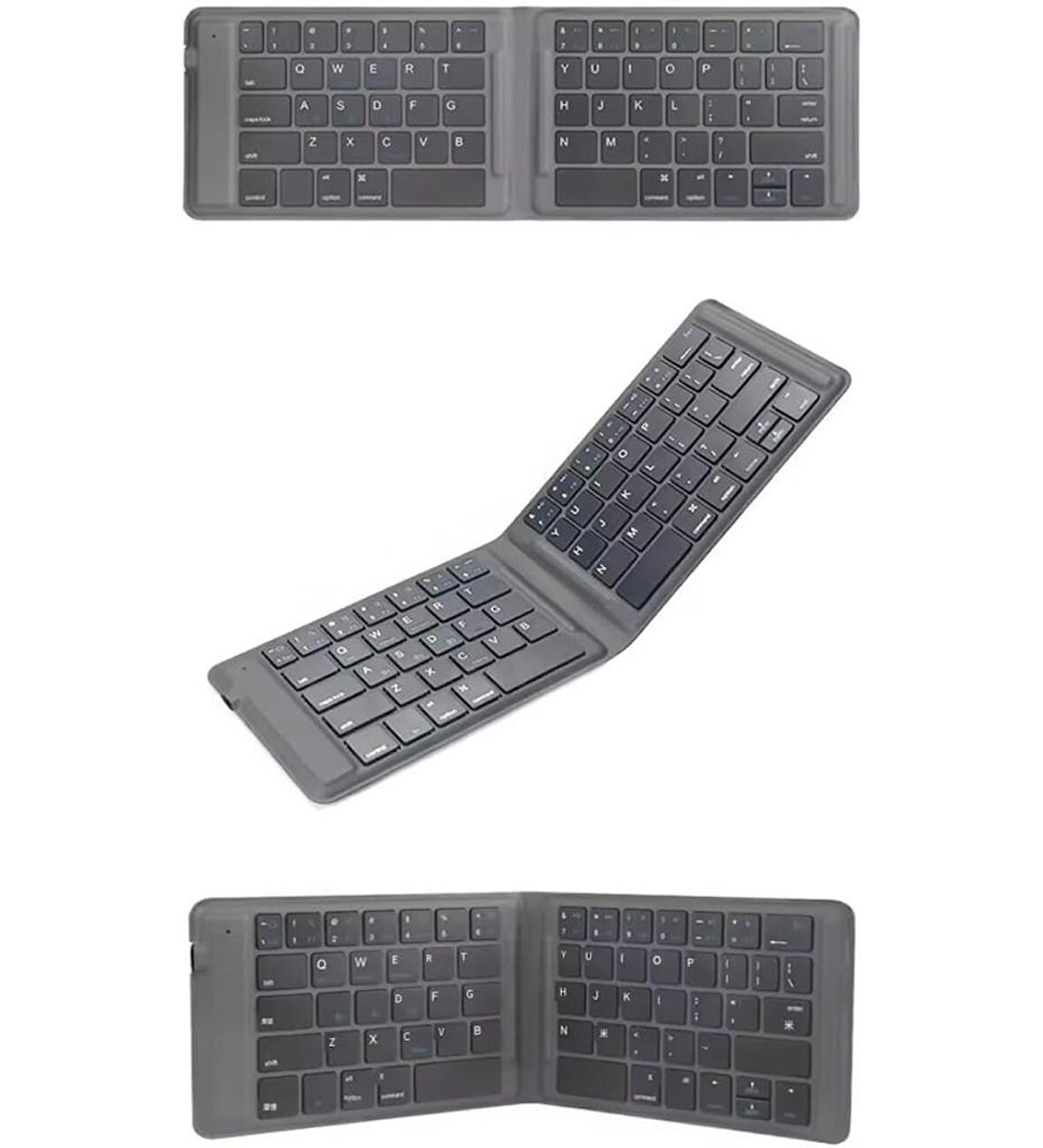Lenovo TAB M11 TB330FU Tablet (ZADA0327TR) 11" Uyumlu Kablosuz Bluetooth Şarjlı Katlanır Klavye