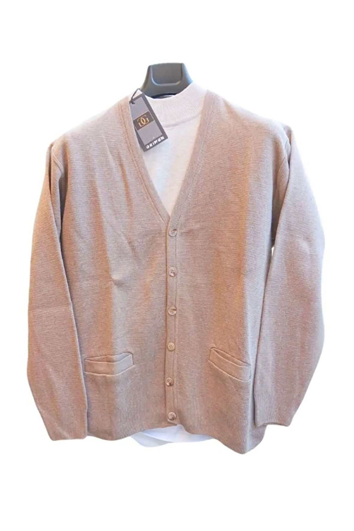 ÇİFT ÇELİK ÖRME DÜĞMELİ TRİKO HIRKA