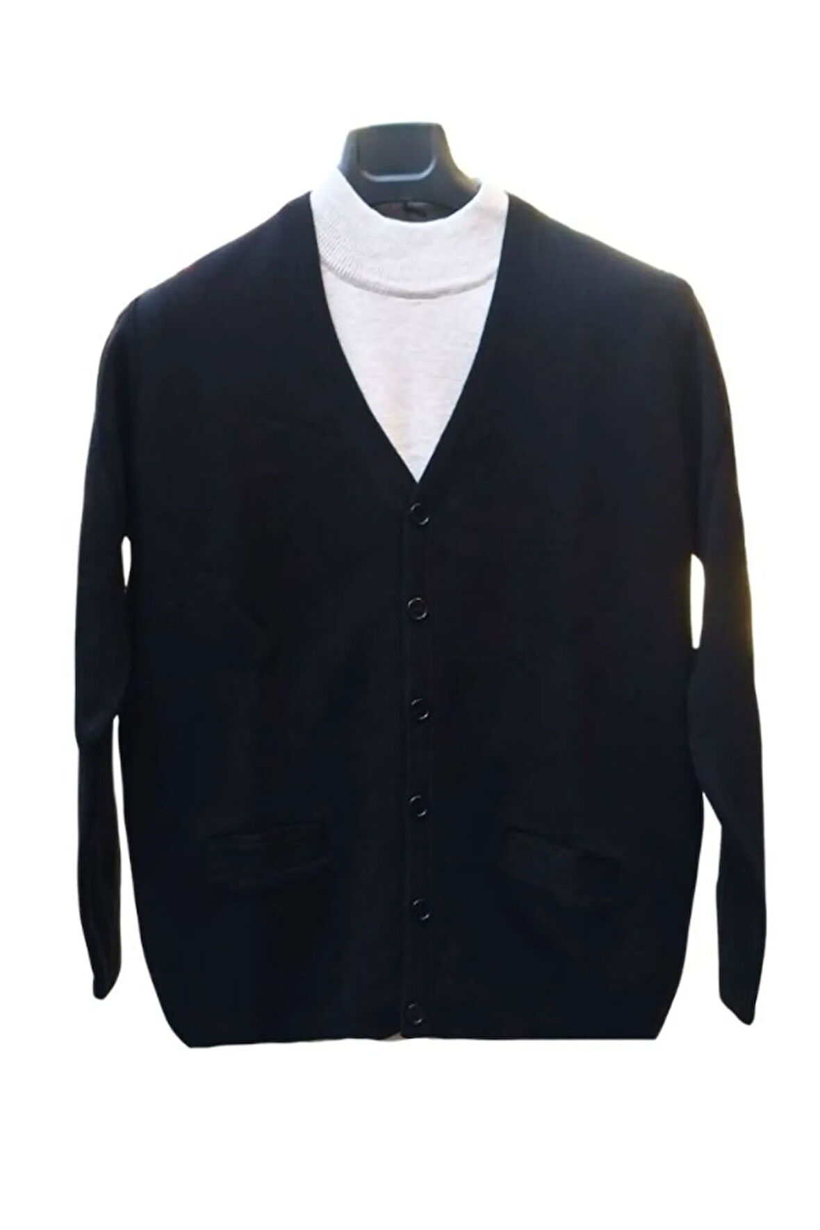 ÇİFT ÇELİK ÖRME DÜĞMELİ TRİKO HIRKA