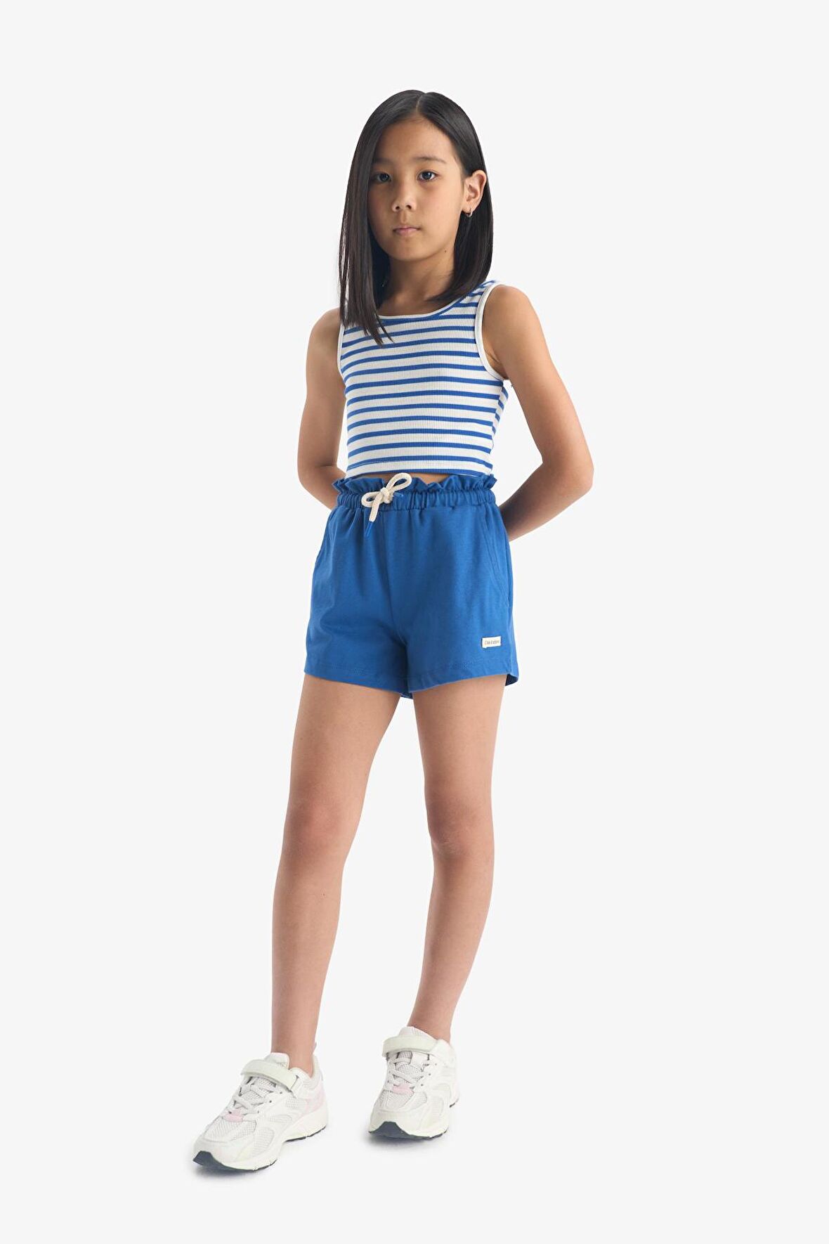 DeFacto Kız Çocuk Beli Lastikli Baskılı Şort A2455A825HSBE777