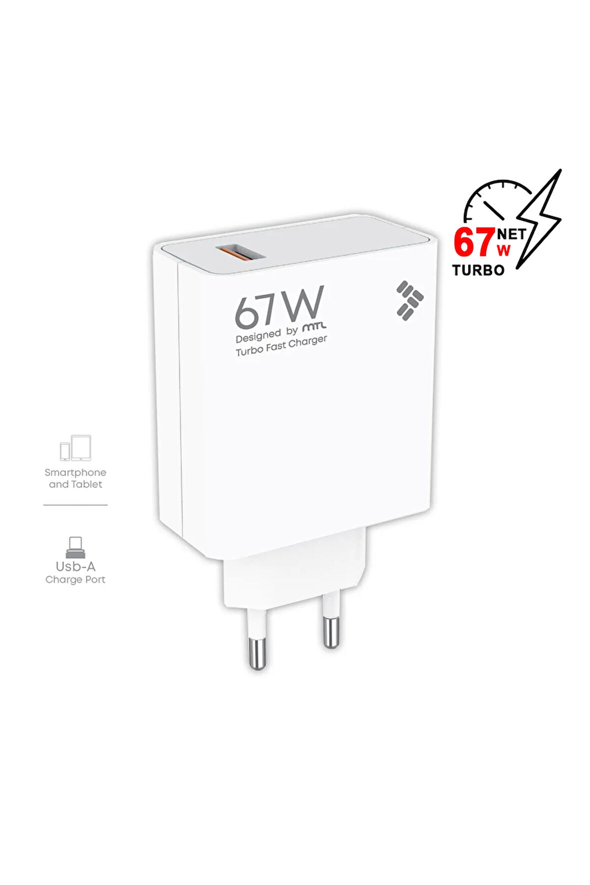 67W Turbo USB Şarj Adaptörü QC 4.0 MT-A1764