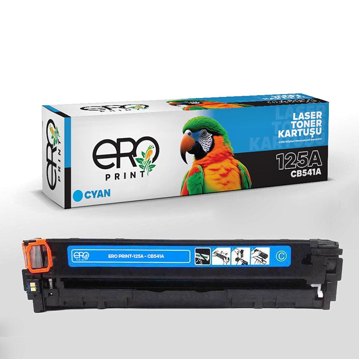 HP Color LaserJet CP1217 Mavi Muadil Toner