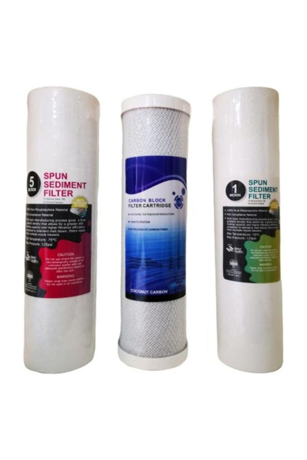 Su Arıtma Cihazı 3'lü Filtre Set