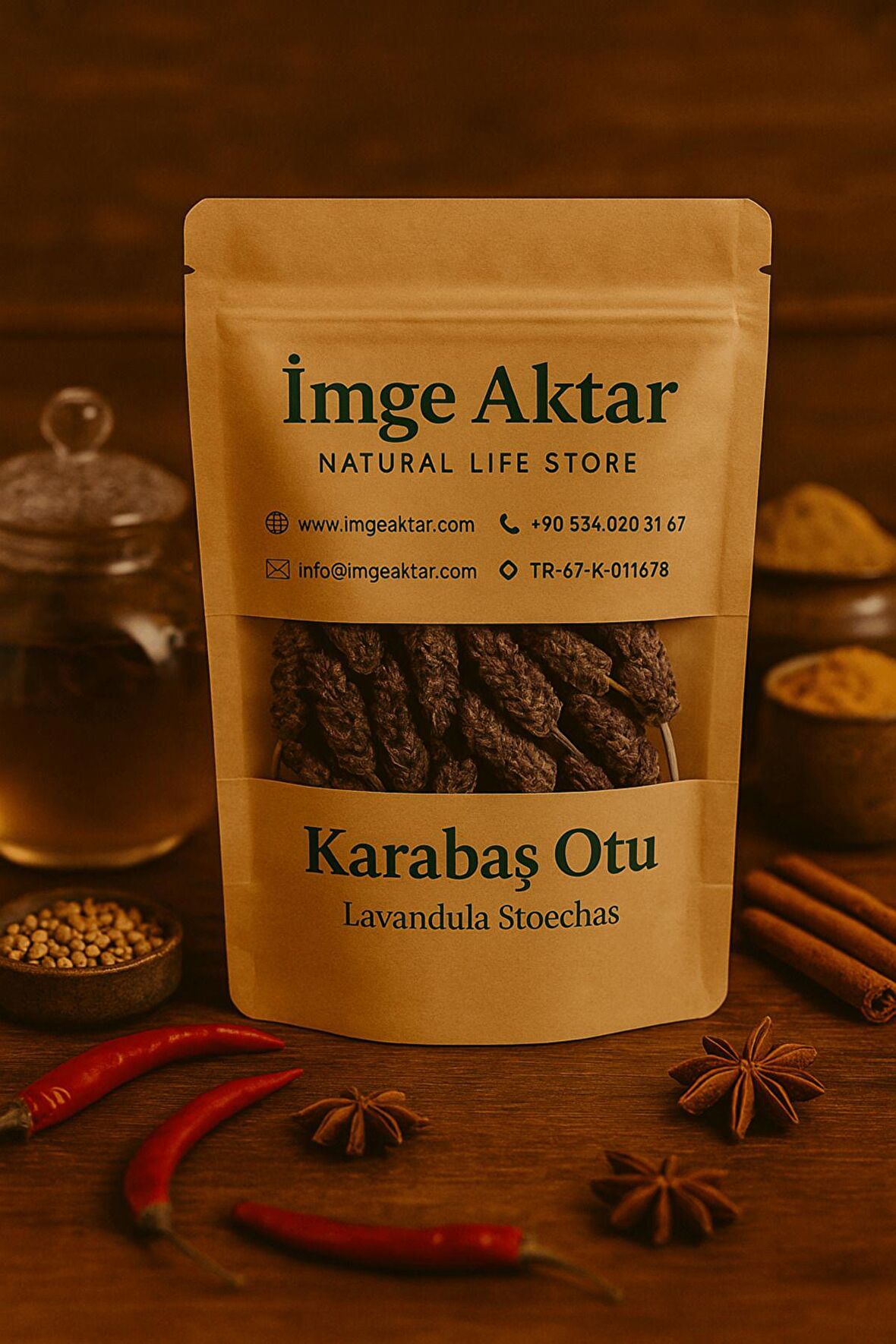 Karabaş Otu (Mor Kelle) 50g