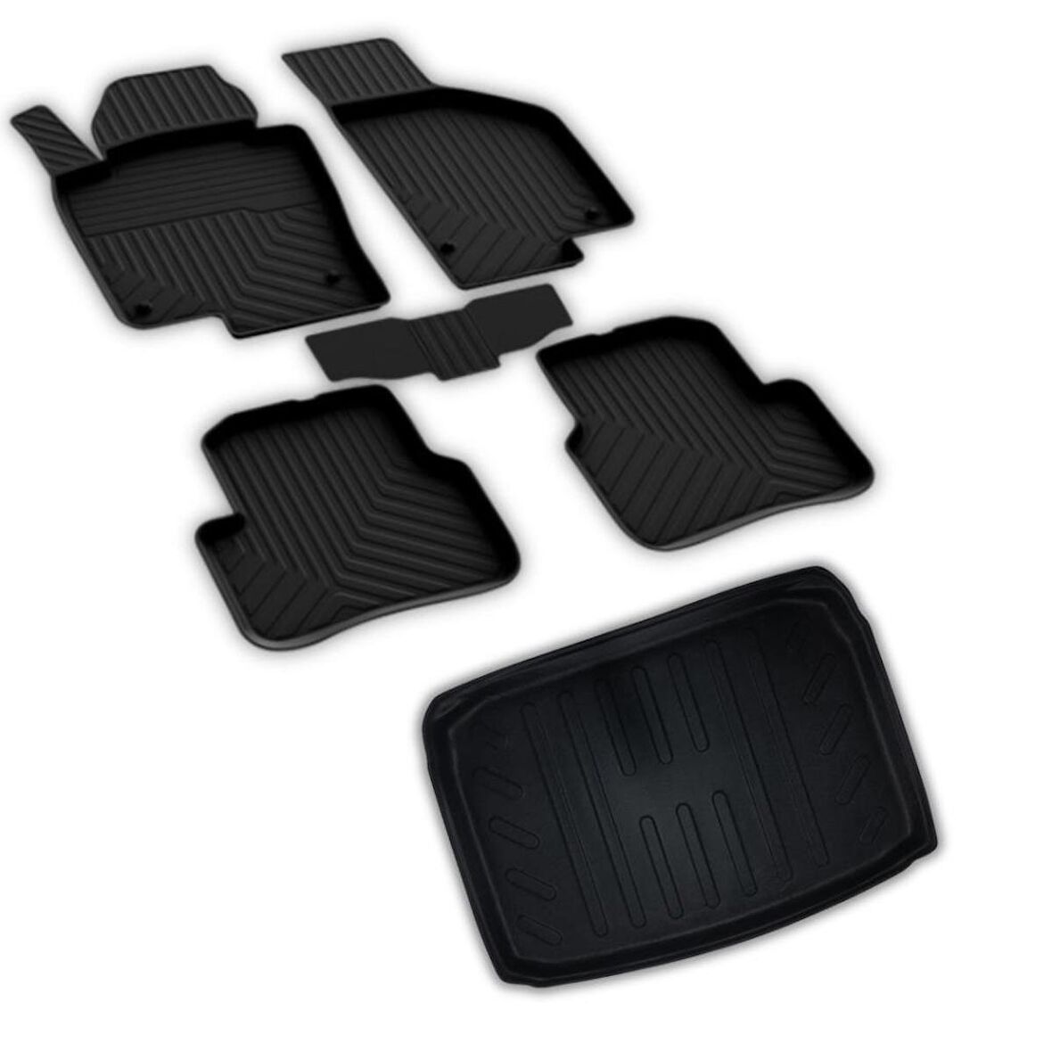 Skoda Fabia Ferrous 4D Paspas ve 3D Bagaj Havuzu 2007 2014