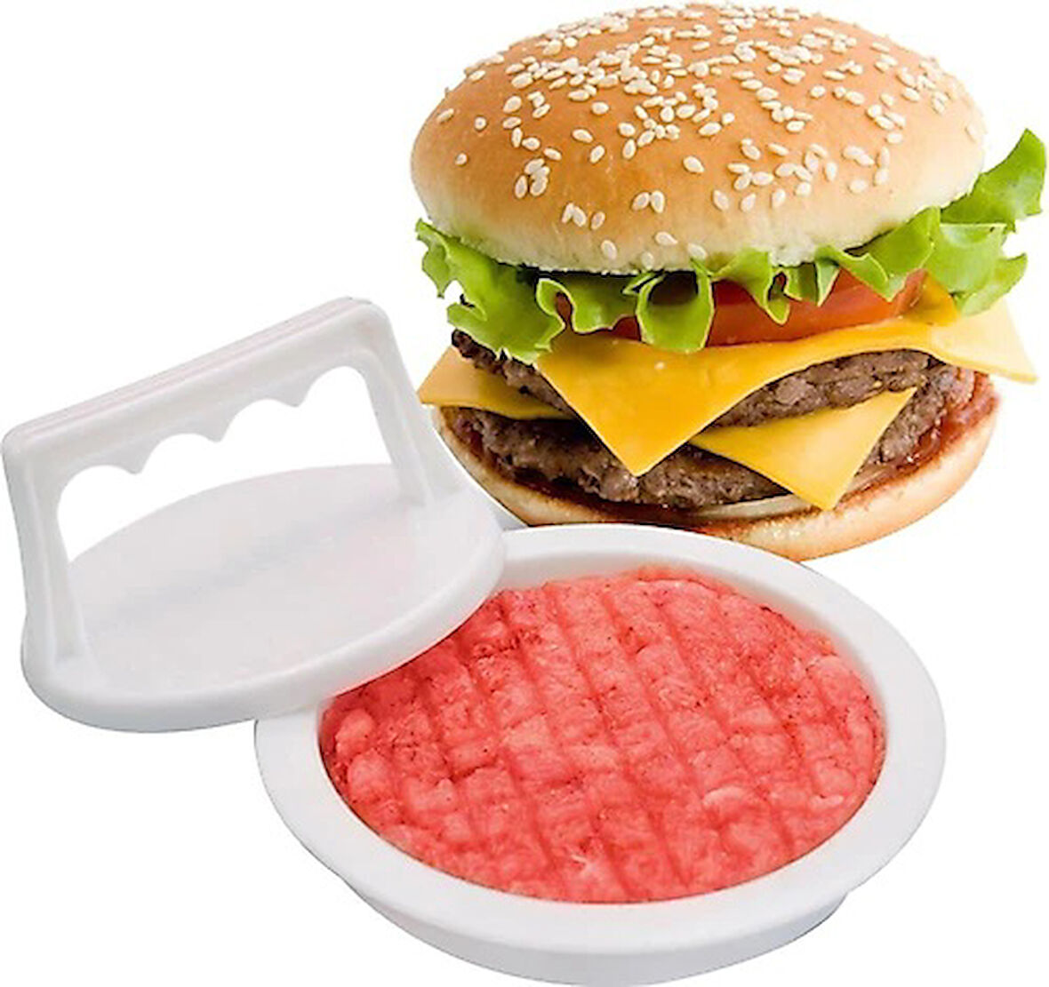 Periboia Hamburger Yapma Aparatı- Hamburger Pres Ve Köfte Kalıbı