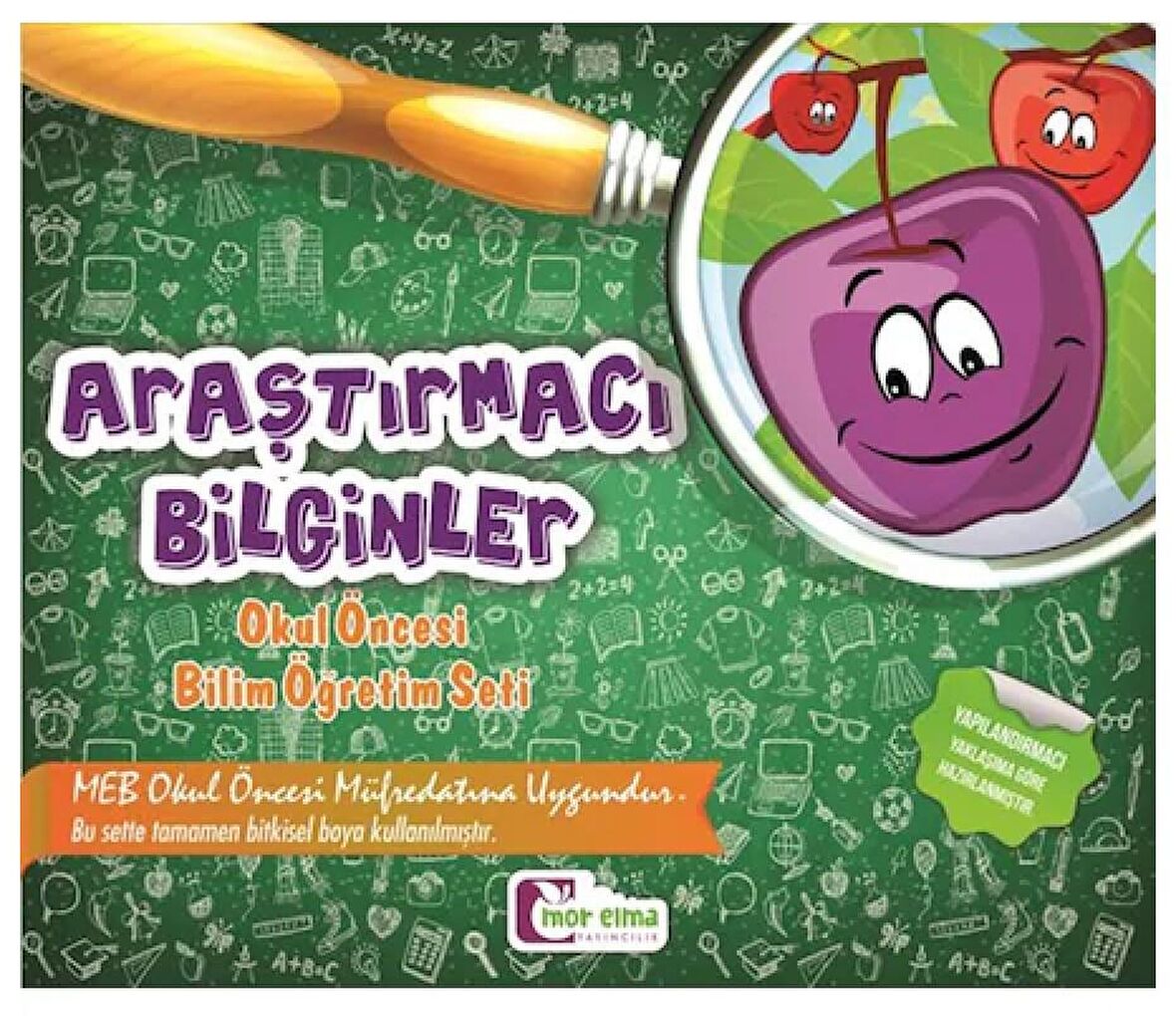 Mor Elma Okul Öncesi Araştırmacı Bilginler Eğitim Seti (5-6 Yaş)