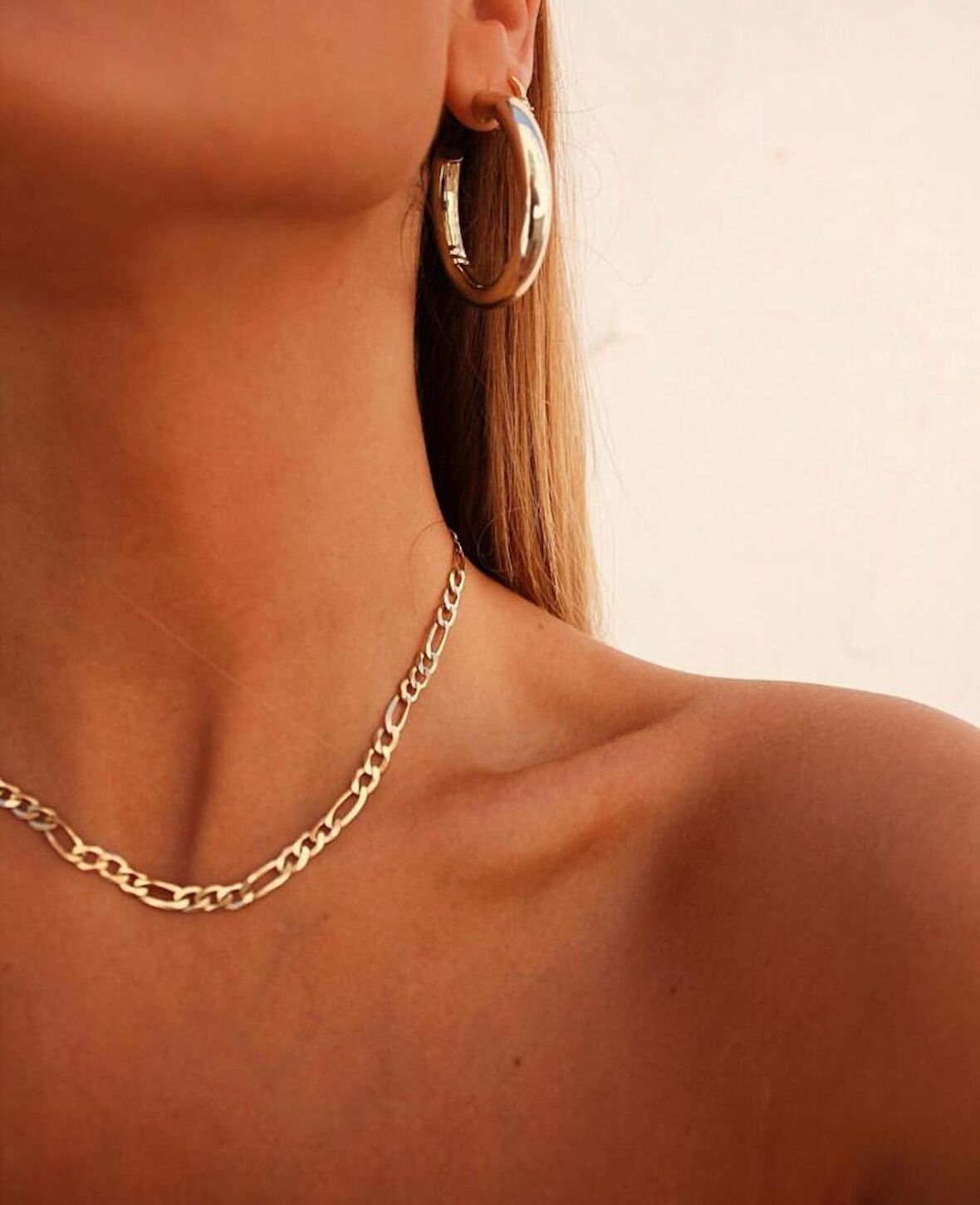 VİNTAGE KOLYE 40 CM ZİNCİR KOLYE GOLD ALTIN KAPLAMA GARANTİ BELGELİ