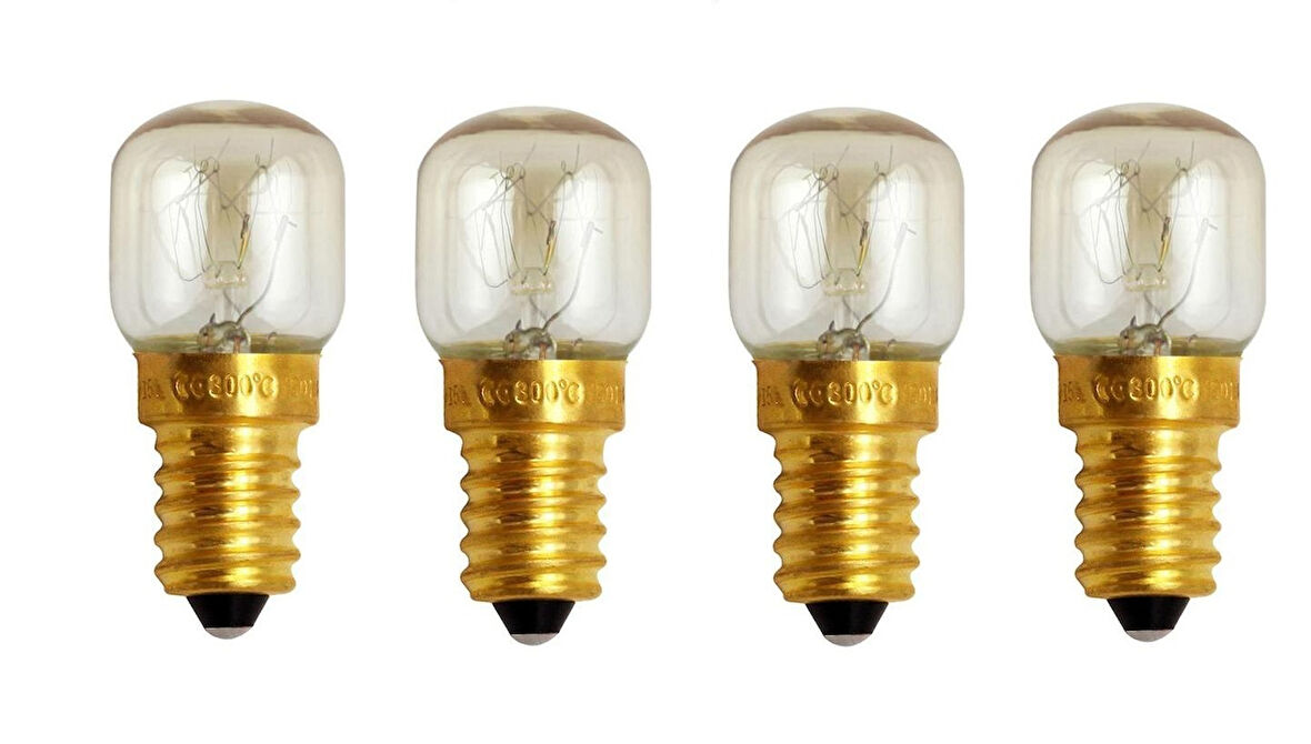 15 Watt Fırın Ampul 300 DERECE SICAKLIĞA DAYANIKLI Fırın Ampül 4