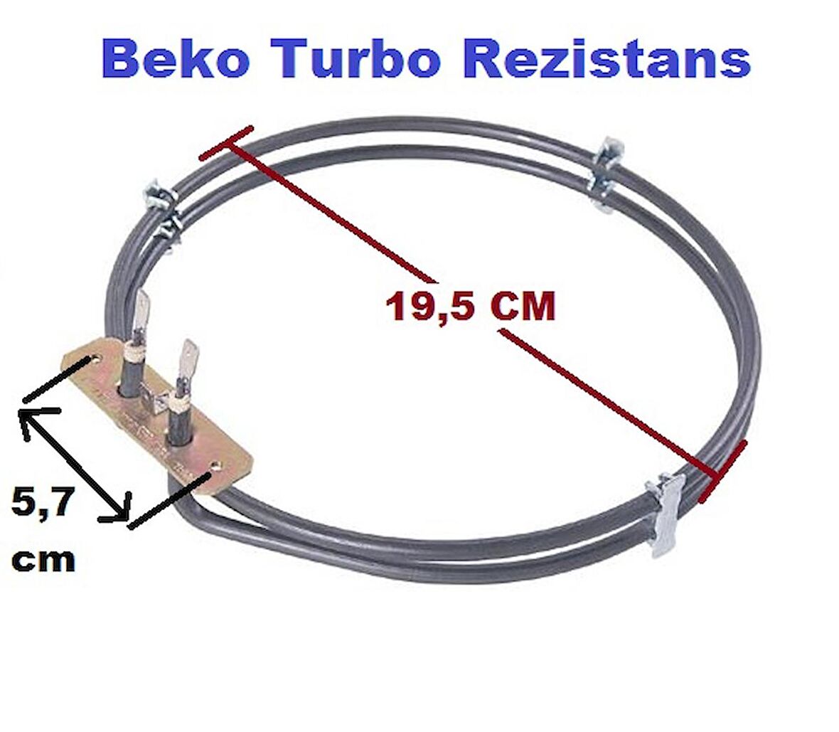 Beko Fırın Turbo Rezistans , Beko Fırınlı Ocak Turbo Rezistansı