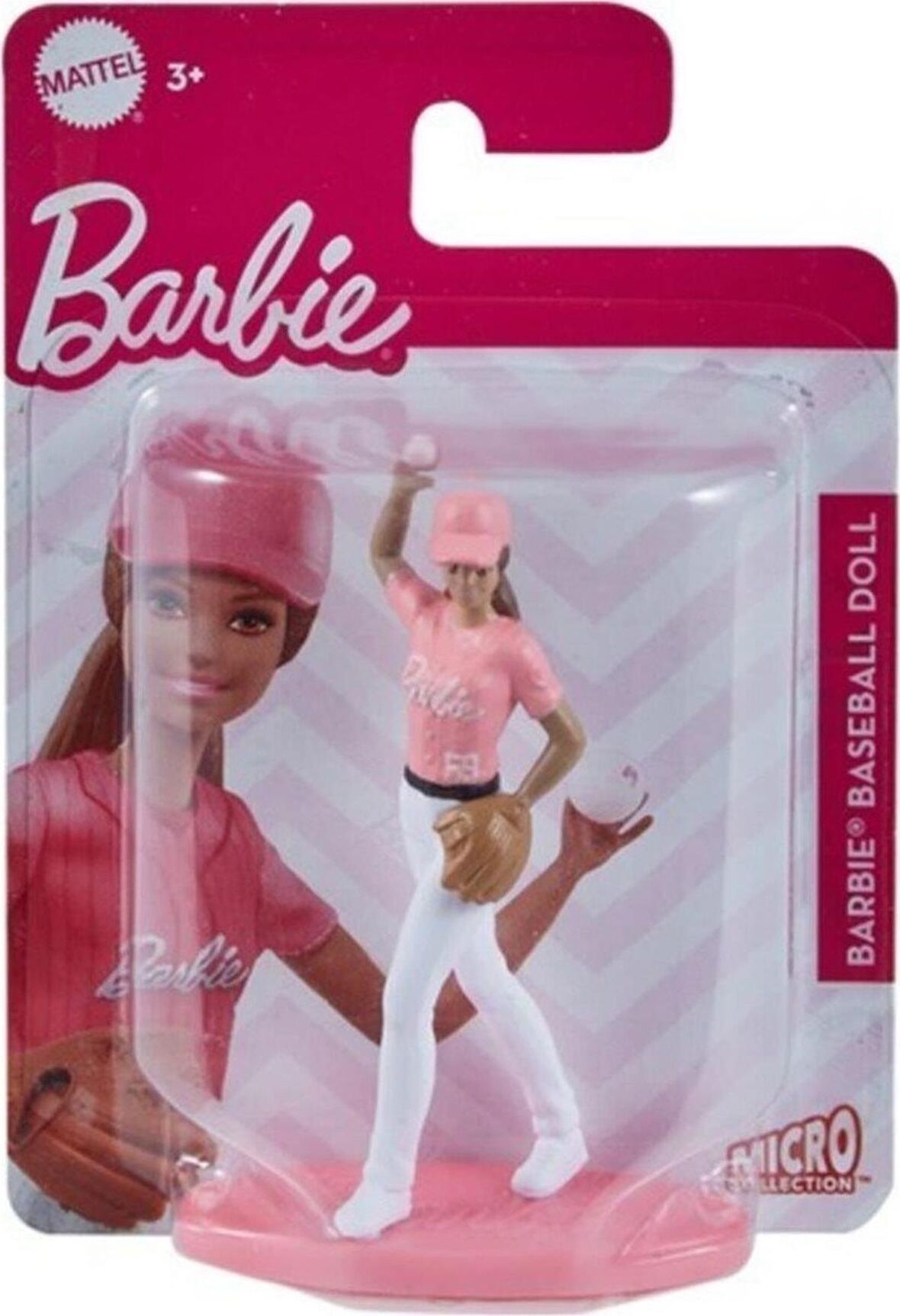 Barbie Mini Figür Baseball Doll