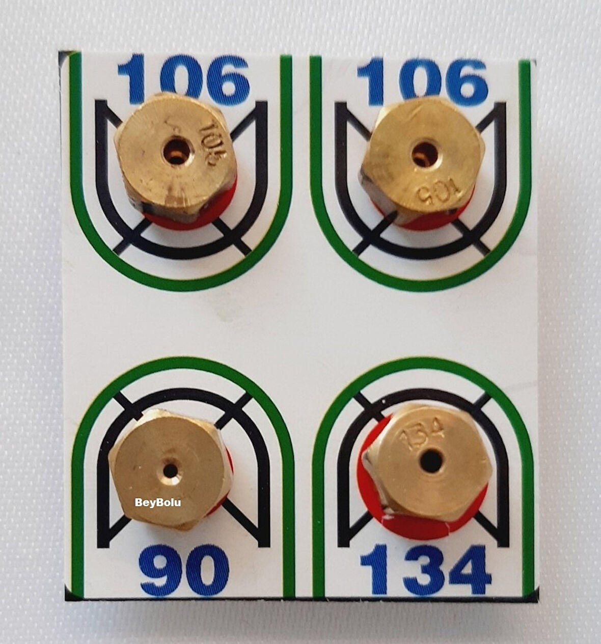 Siemens Ocak Doğalgaz Dönüşüm Enjektör Memeleri Takım , 7 MM