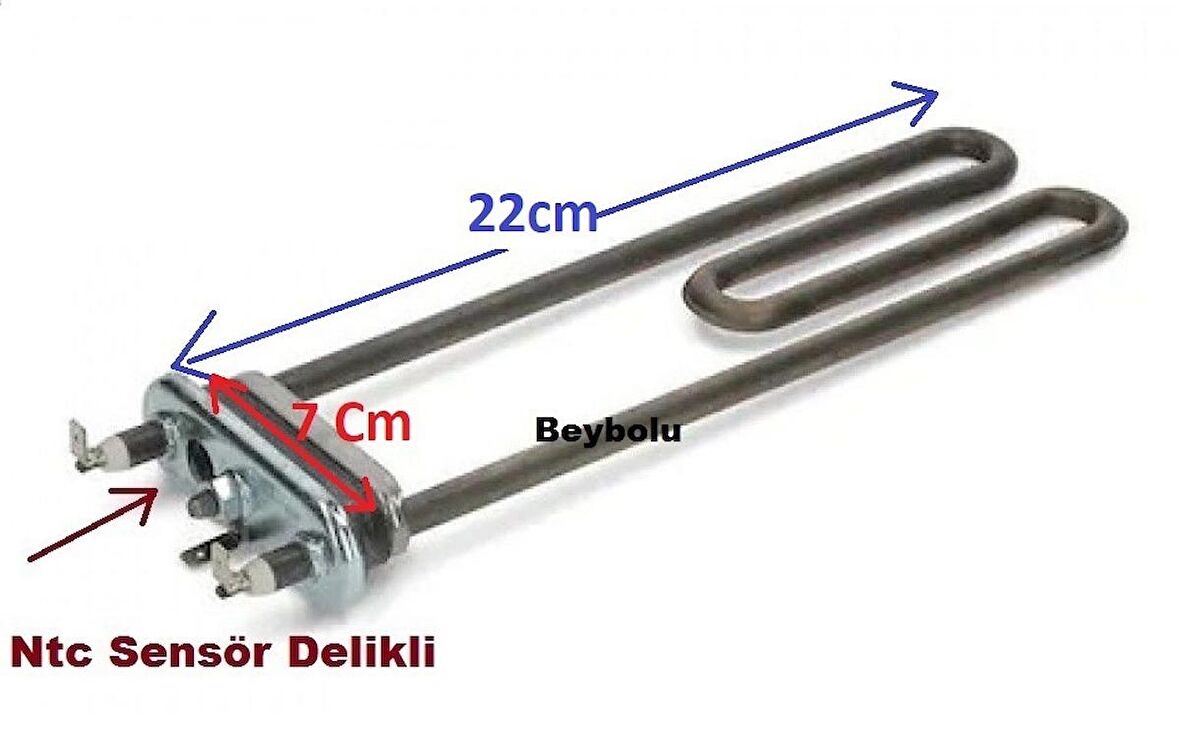 Vestel Rezistans, Çamaşır Makinesi Rezistansı Sensör Ntc yuvalı