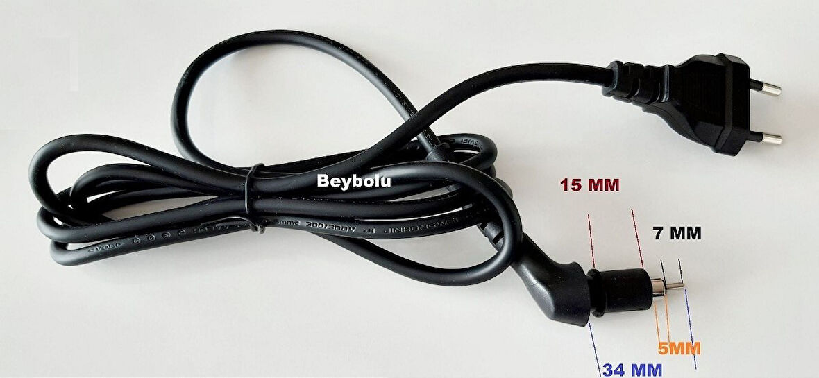 Saç Düzleştirici 220 Volt Giriş Kablosu