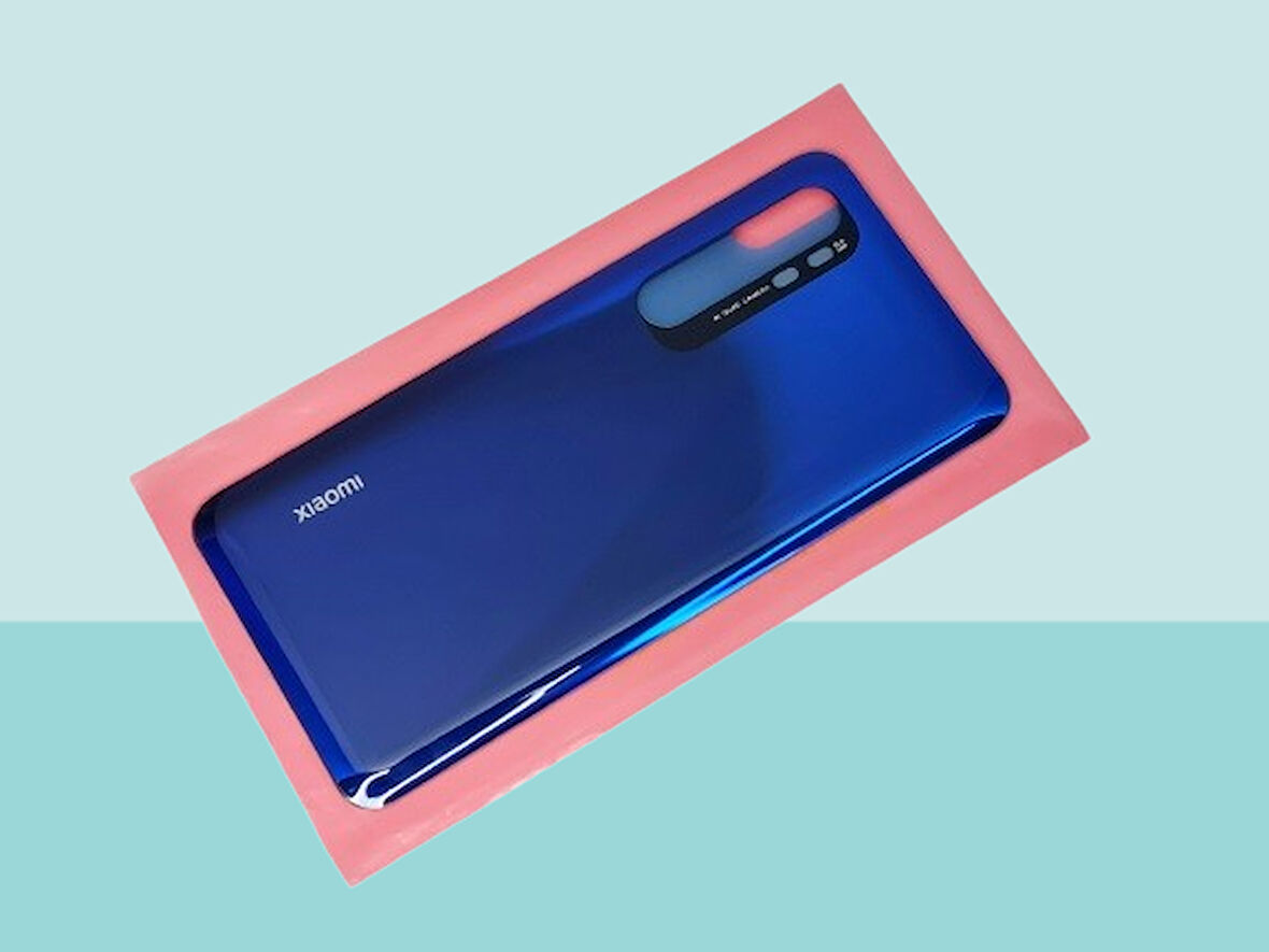 Tkgz - Xiaomi Mi NOTE 10 Lite Arka Kapak Batarya Kapağı - MAVİ