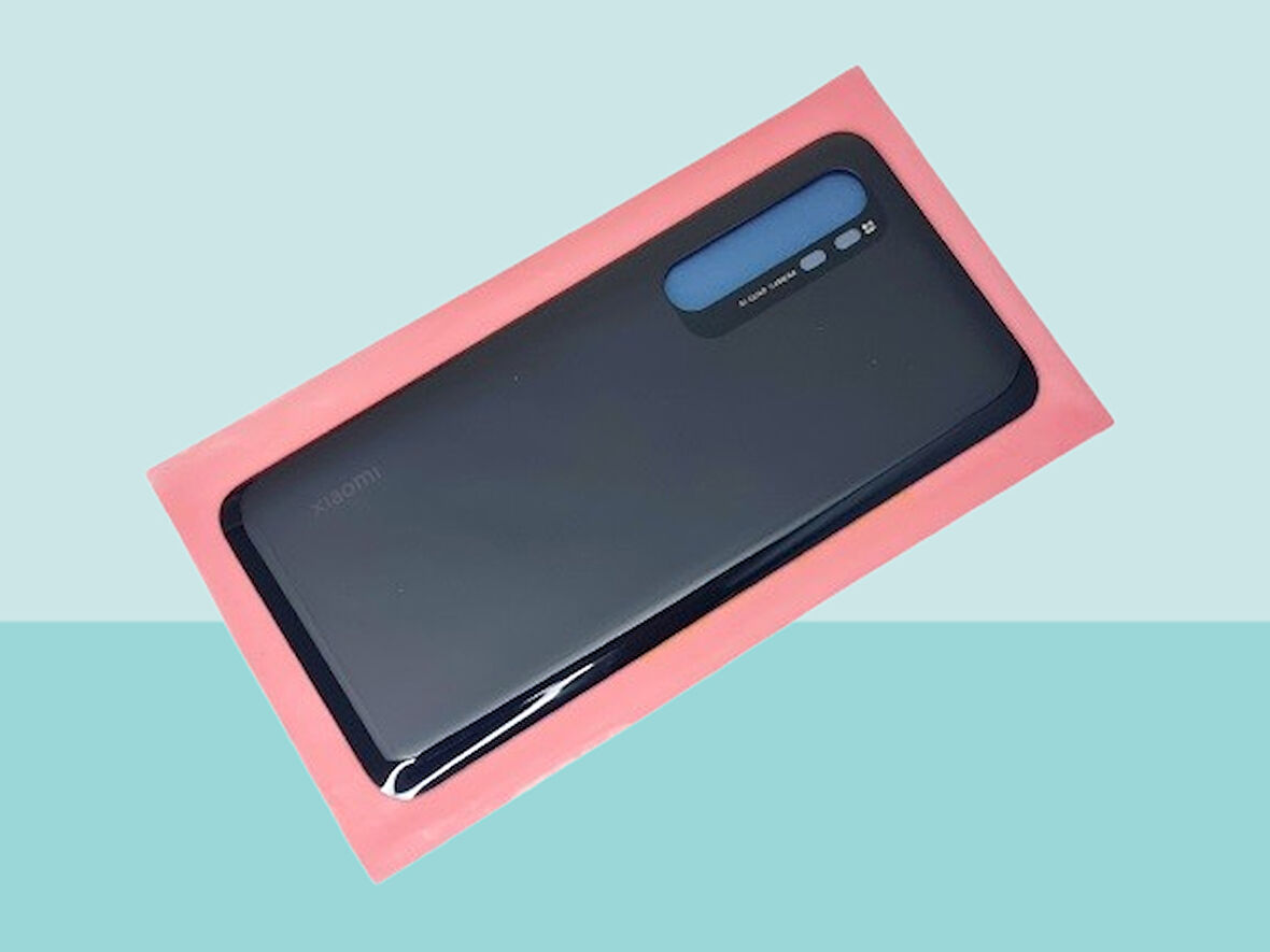 Tkgz - Xiaomi Mi NOTE 10 Lite Arka Kapak Batarya Kapağı - SİYAH