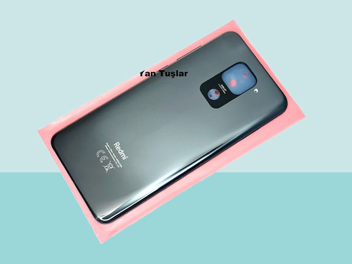 Tkgz - Xiaomi Redmi NOTE 9 FULL KASA Arka Kapak Batarya Kapağı - SİYAH