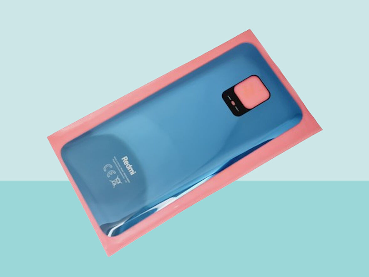 Tkgz - Xiaomi Redmi NOTE 9S NOTE 9 PRO Arka Kapak Batarya Kapağı - GRİ