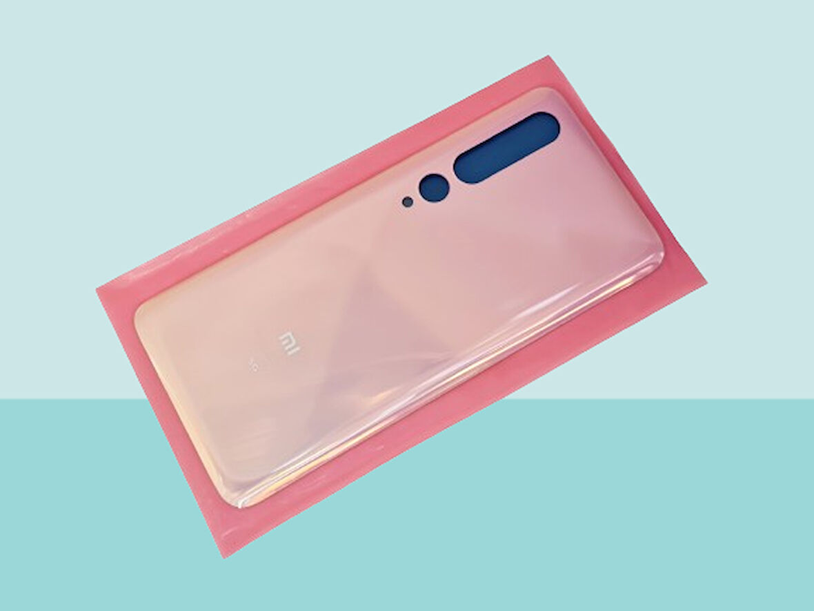 Tkgz - Xiaomi Mİ 10 Arka Kapak Batarya Kapağı - 5G PEMBE