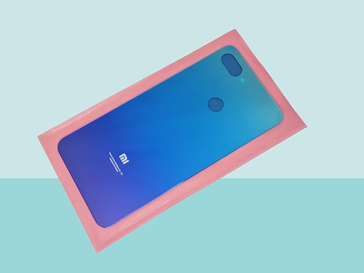 Tkgz - Xiaomi Mi 8 Lite Arka Kapak Batarya Kapağı - MAVİ