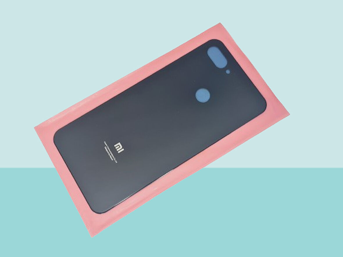 Tkgz - Xiaomi Mi 8 Lite Arka Kapak Batarya Kapağı - SİYAH
