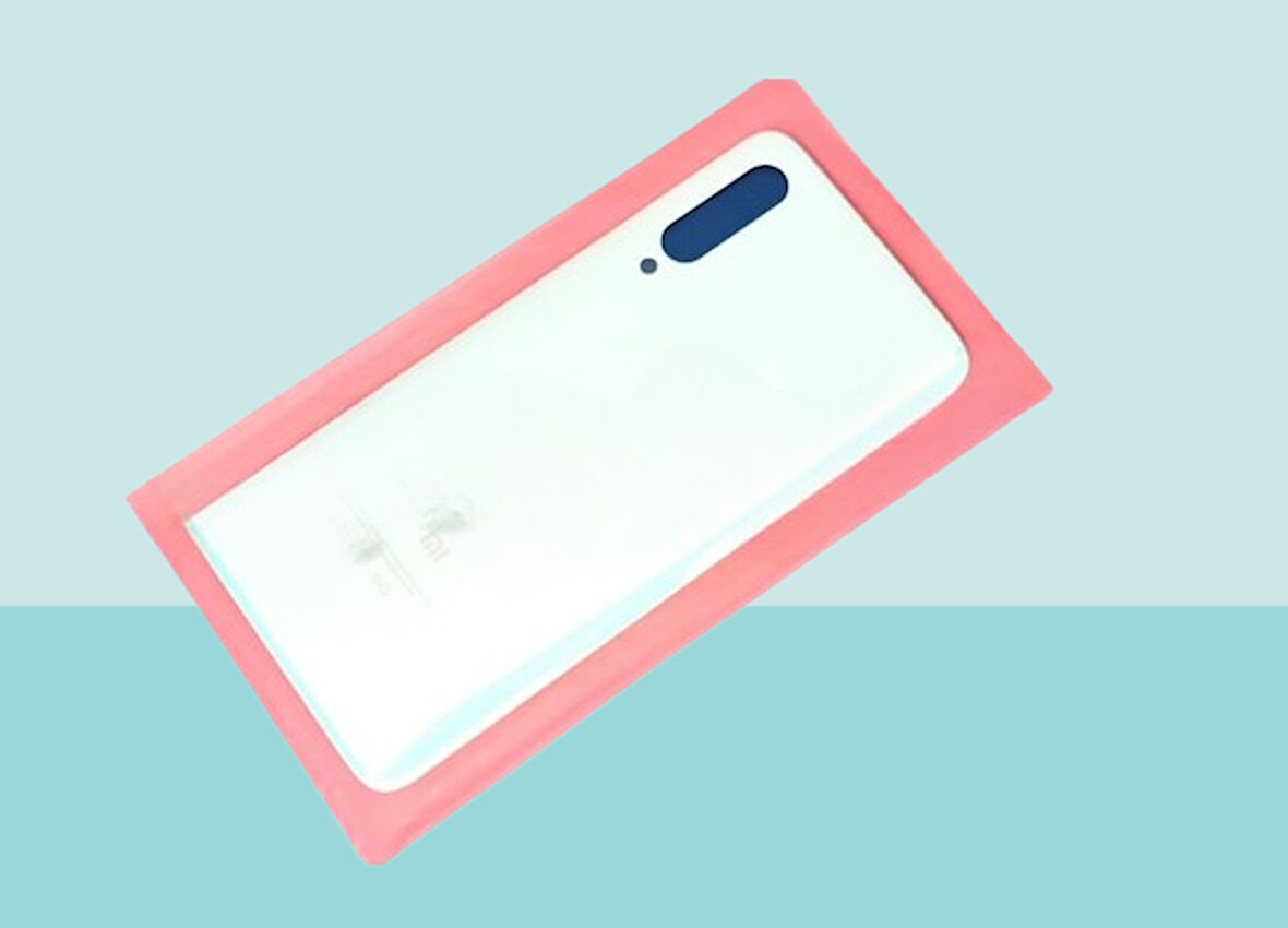 Tkgz - Xiaomi Mi 9 Arka Kapak Batarya Kapağı - BEYAZ