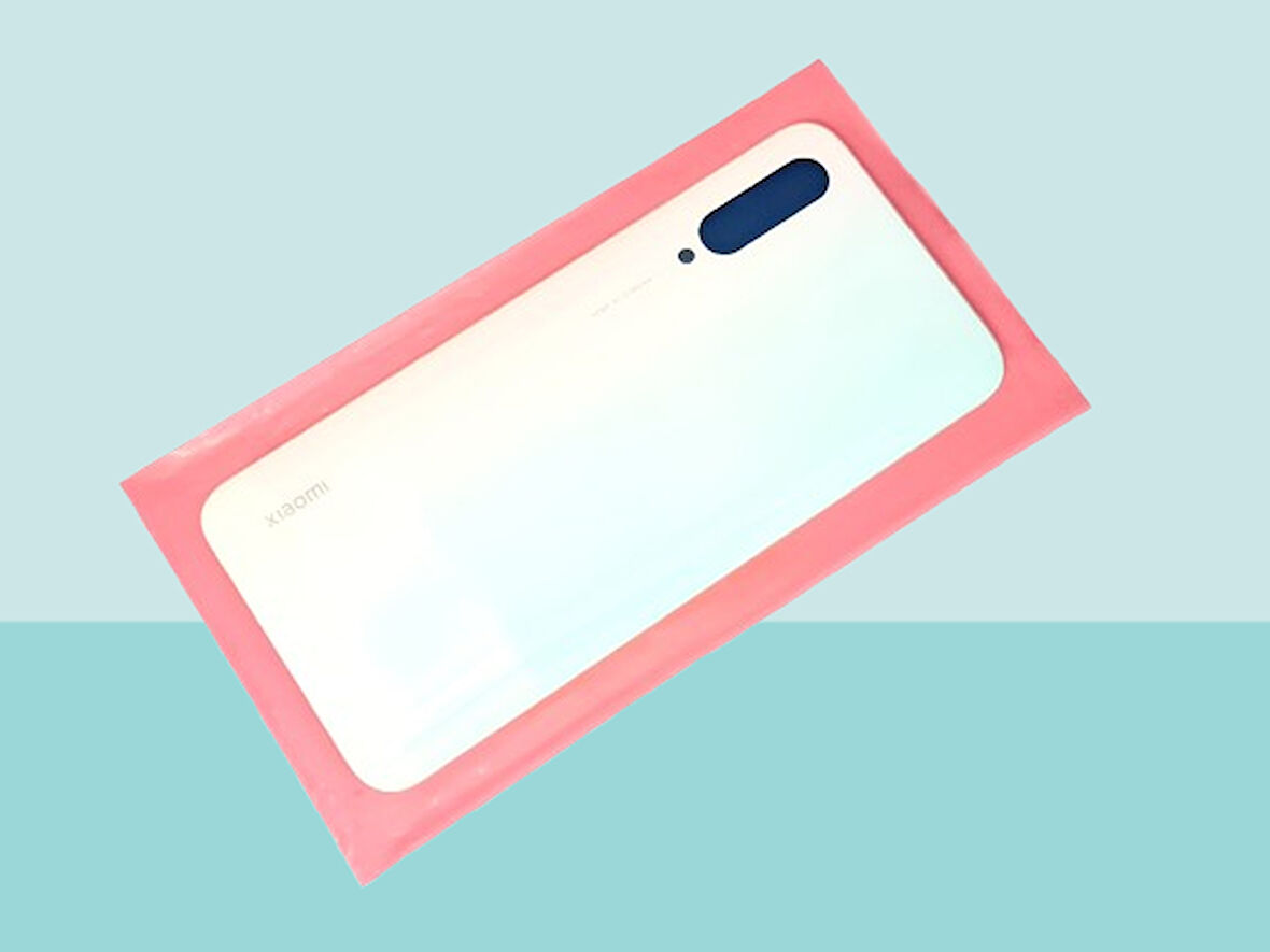 Tkgz - Xiaomi Mi 9 LİTE Arka Kapak Batarya Kapağı - BEYAZ