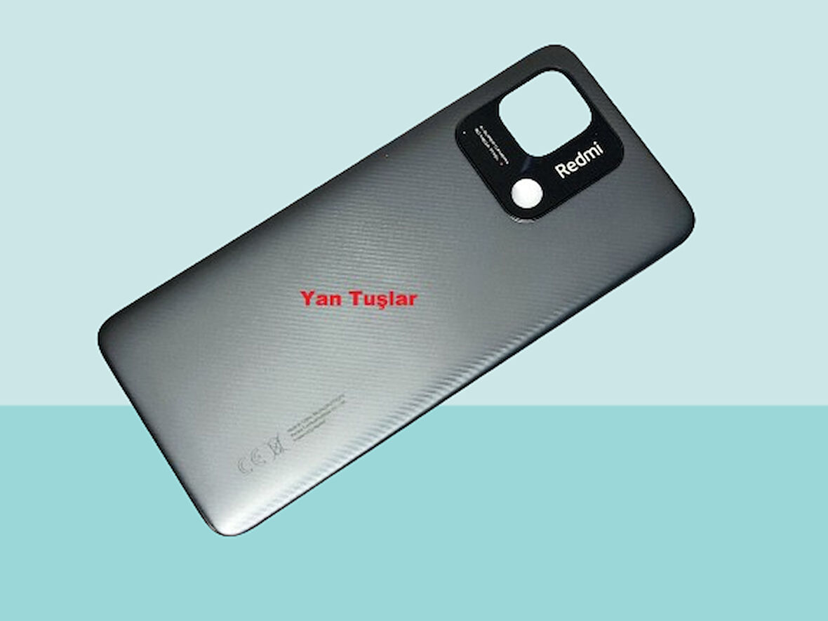 Tkgz - Xiaomi Redmi 10C FULL KASA Arka Kapak Batarya Kapağı - SİYAH