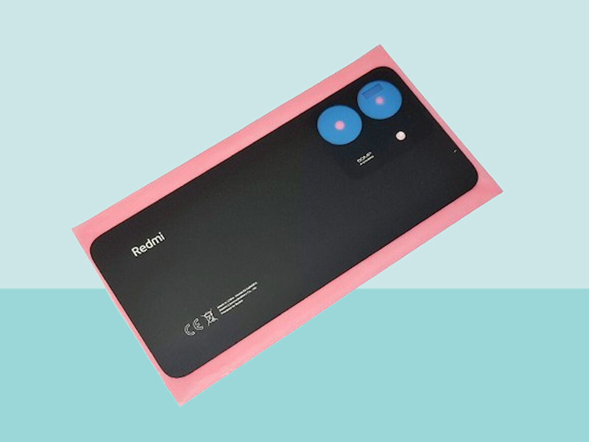 Tkgz - Xiaomi Redmi 13C Arka Kapak Batarya Kapağı - SİYAH