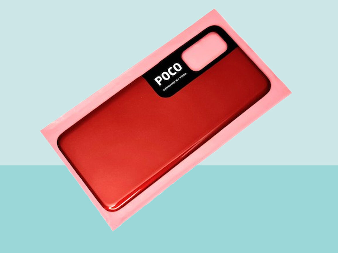 Tkgz - Xiaomi POCO M3 PRO Arka Kapak Batarya Kapağı - KIRMIZI