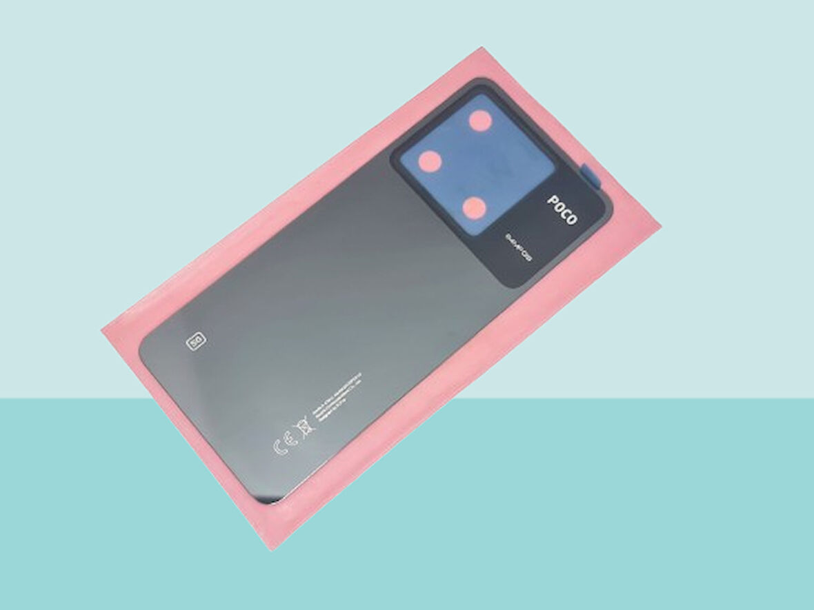 Tkgz - Xiaomi POCO X6 Arka Kapak Batarya Kapağı - SİYAH