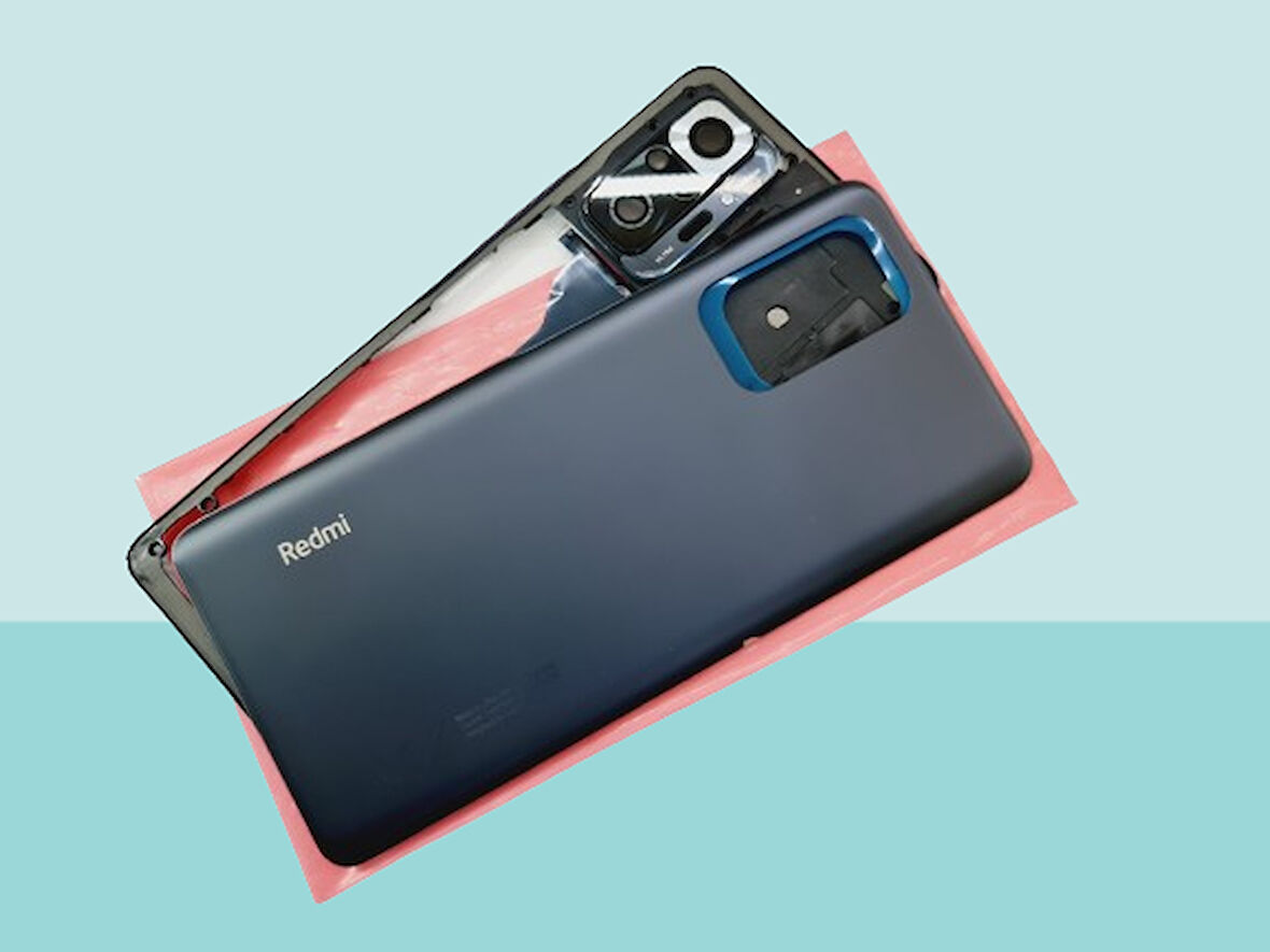 Tkgz - Xiaomi Redmi NOTE 10 PRO (4G) FULL KASA Arka Kapak Batarya Kapağı - SİYAH