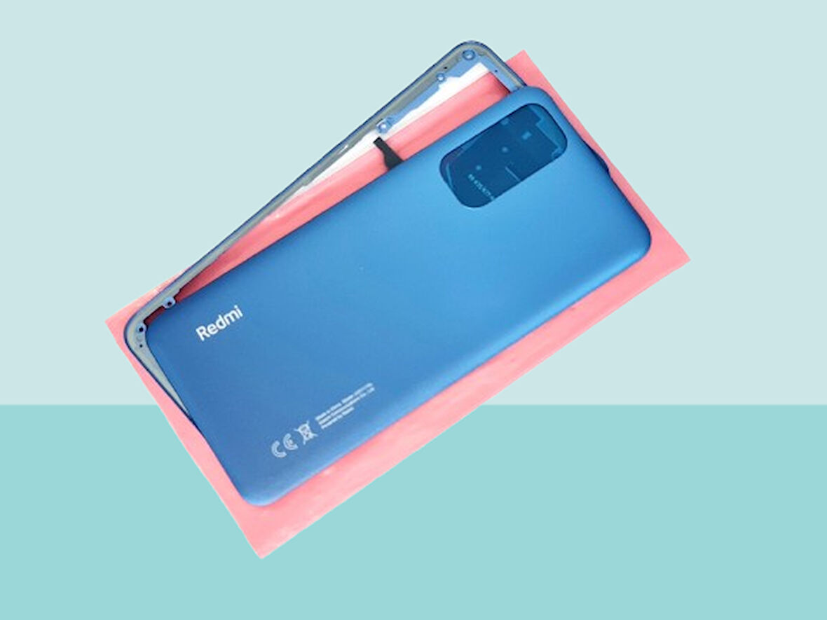 Tkgz - Xiaomi Redmi NOTE 11S FULL KASA Arka Kapak Batarya Kapağı - MAVİ