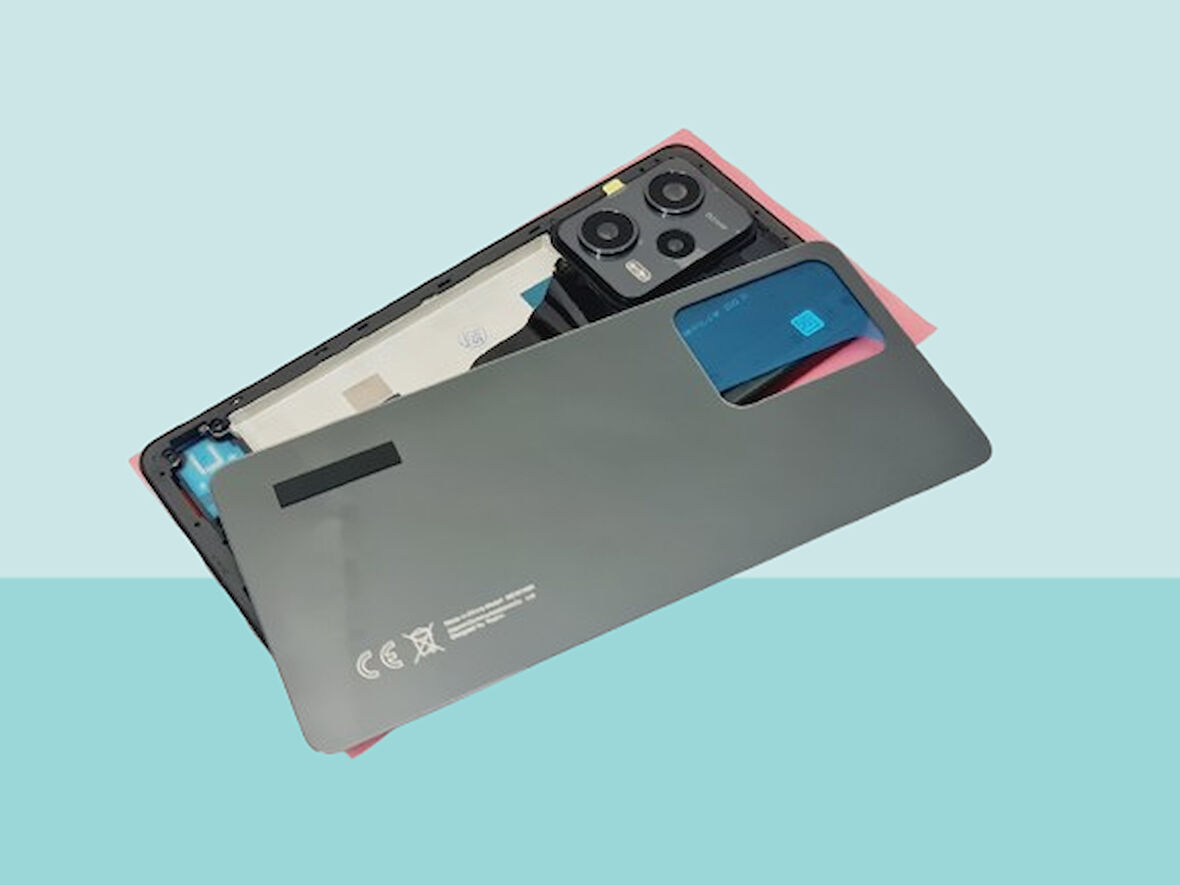 Tkgz - Xiaomi Redmi NOTE 12 PRO  - 5G -  FULL KASA Arka Kapak Batarya Kapağı - SİYAH