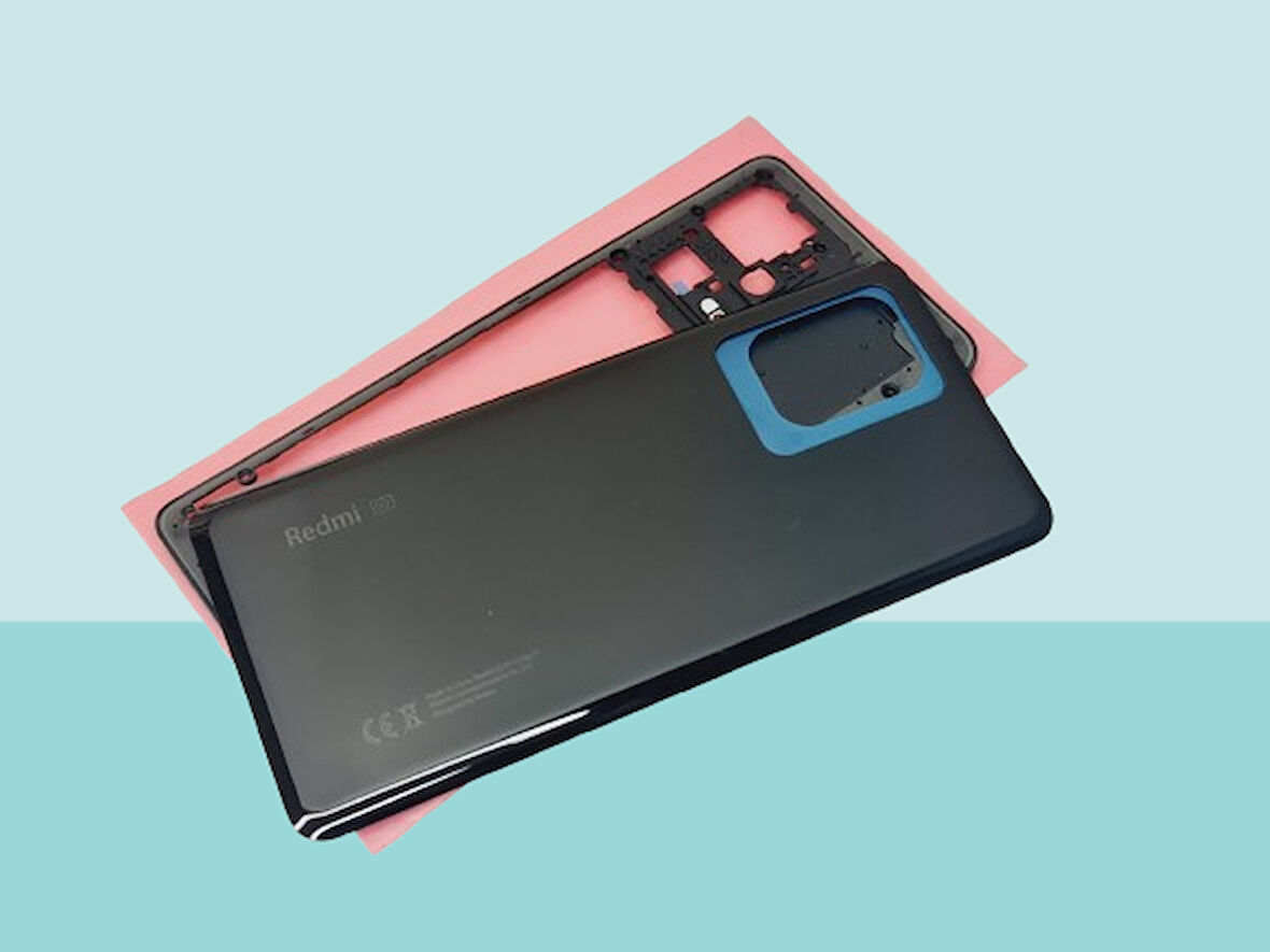 Tkgz - Xiaomi Redmi NOTE 12 PRO PLUS FULL Arka Kapak Batarya Kapağı - SİYAH