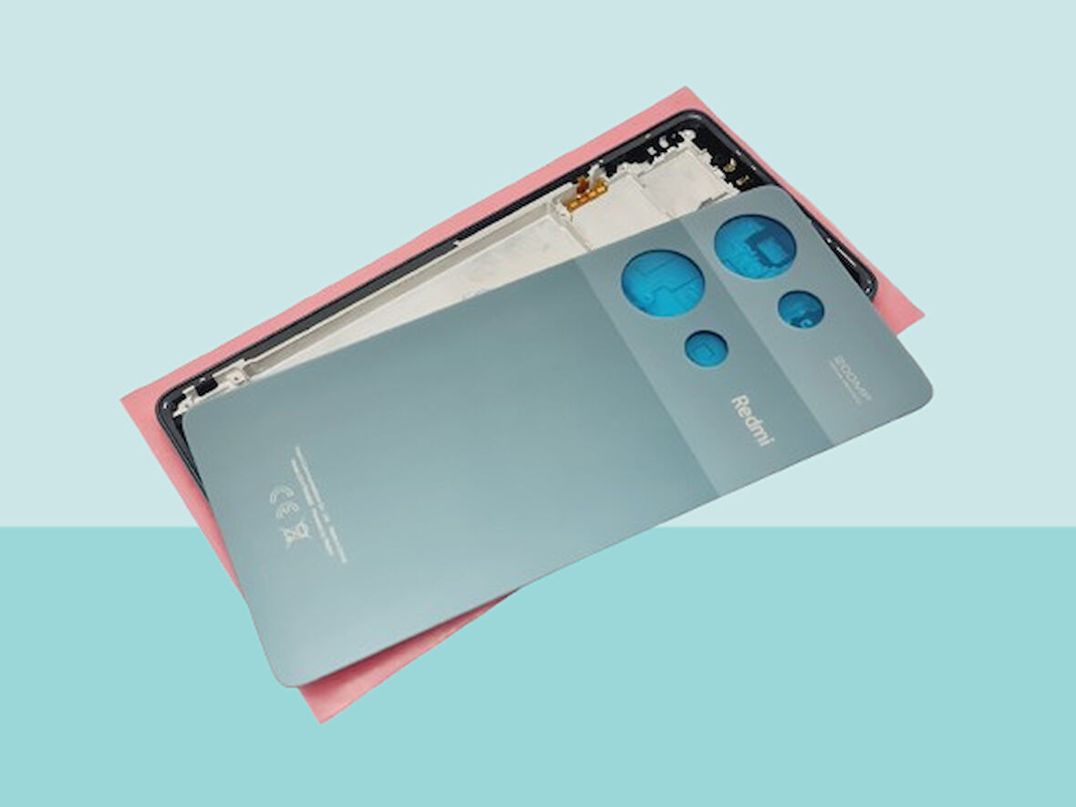 Tkgz - Xiaomi Redmi NOTE 13 PRO - 4G -  FULL KASA Arka Kapak Batarya Kapağı - YEŞİL