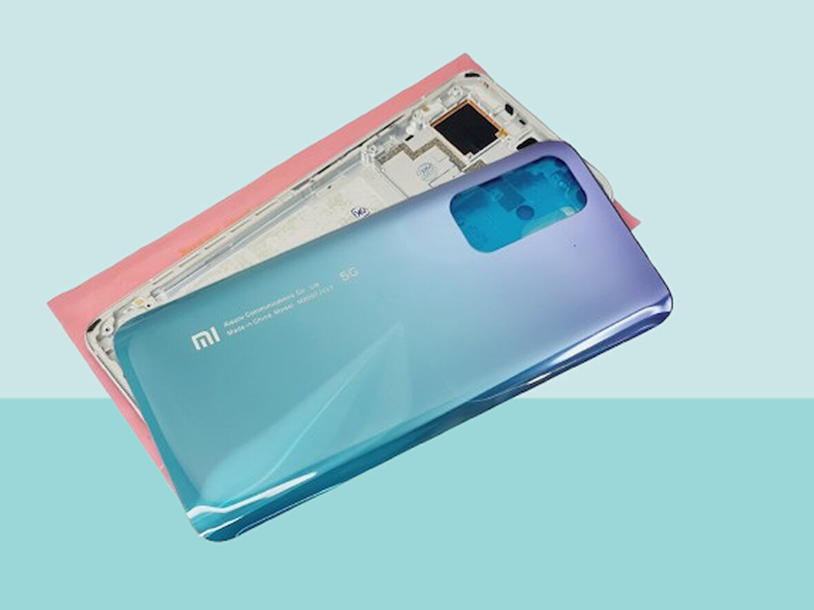 Tkgz - Xiaomi Mİ 10T FULL KASA Arka Kapak Batarya Kapağı - MAVİ