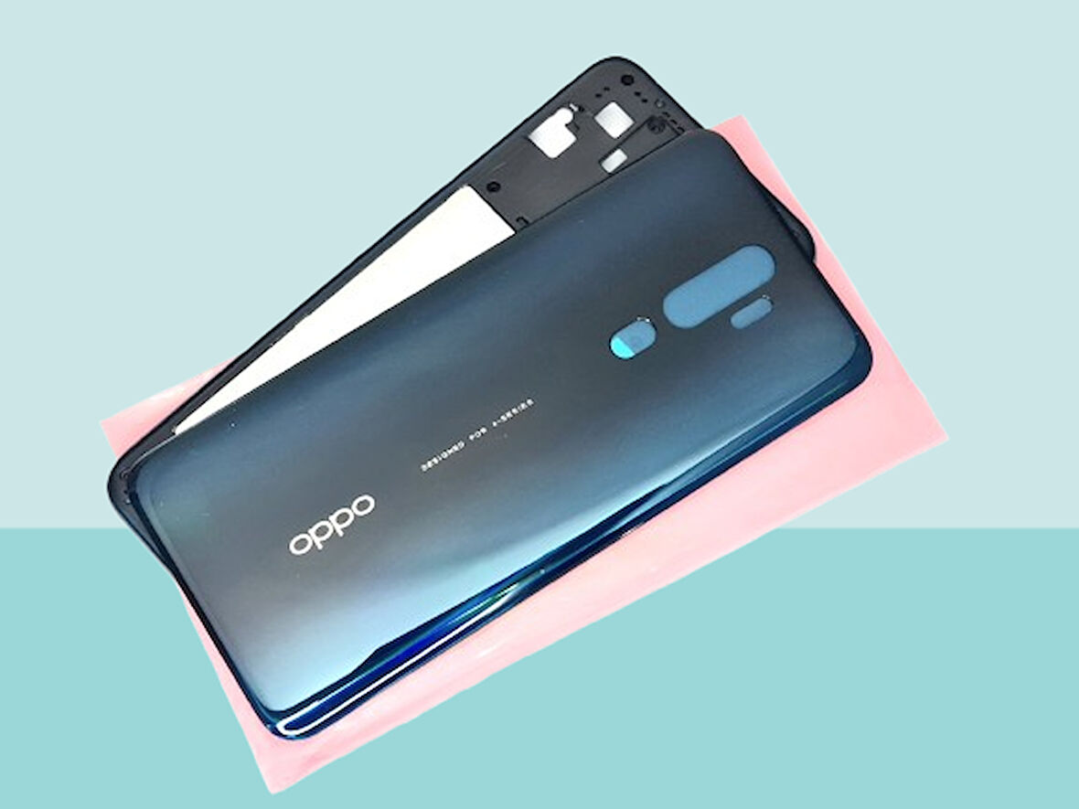 Tkgz - Oppo A5 2020 FULL KASA Arka Kapak Batarya Kapağı - YEŞİL