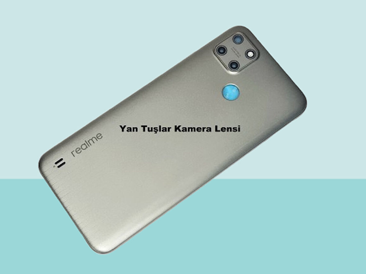 Tkgz - Oppo C25Y FULL KASA Arka Kapak Batarya Kapağı - FÜME