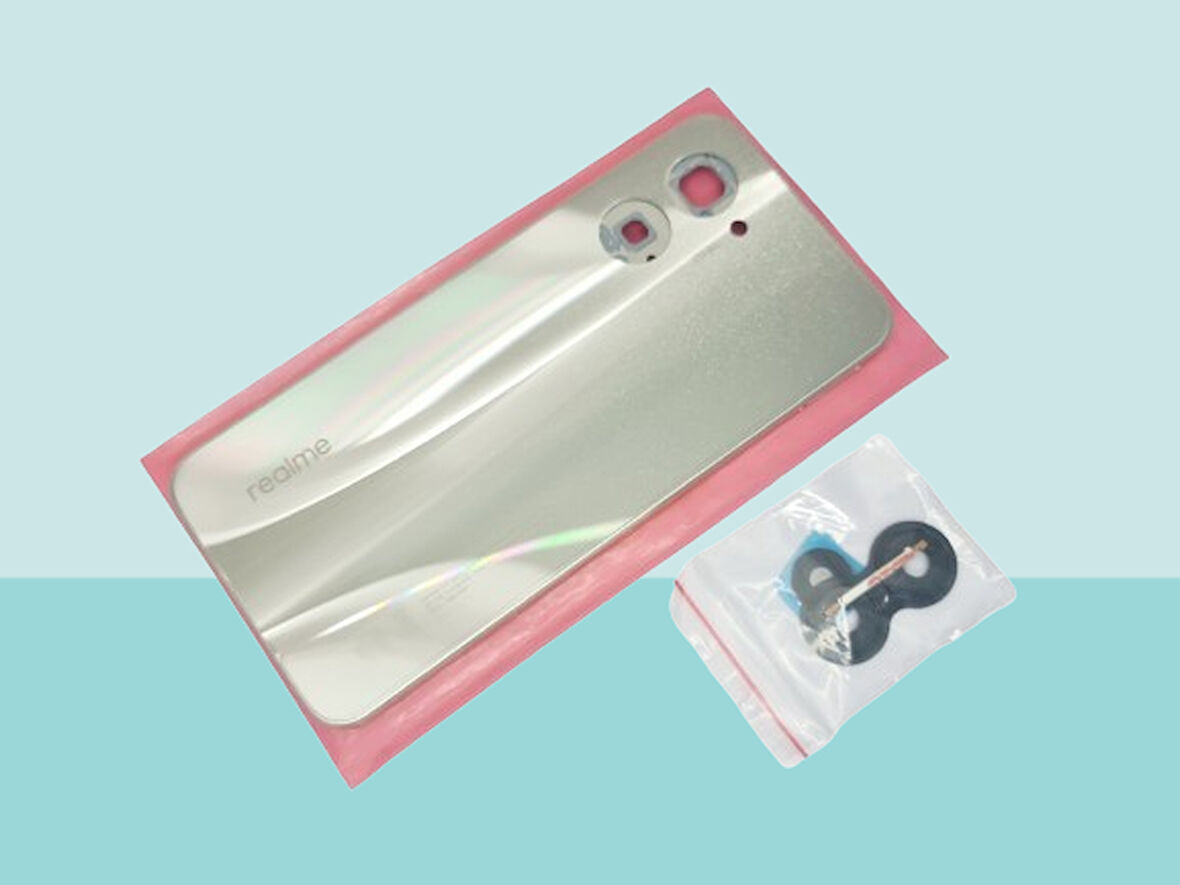 Tkgz - Oppo Realme C33 FULL KASA Arka Kapak Batarya Kapağı - GOLD