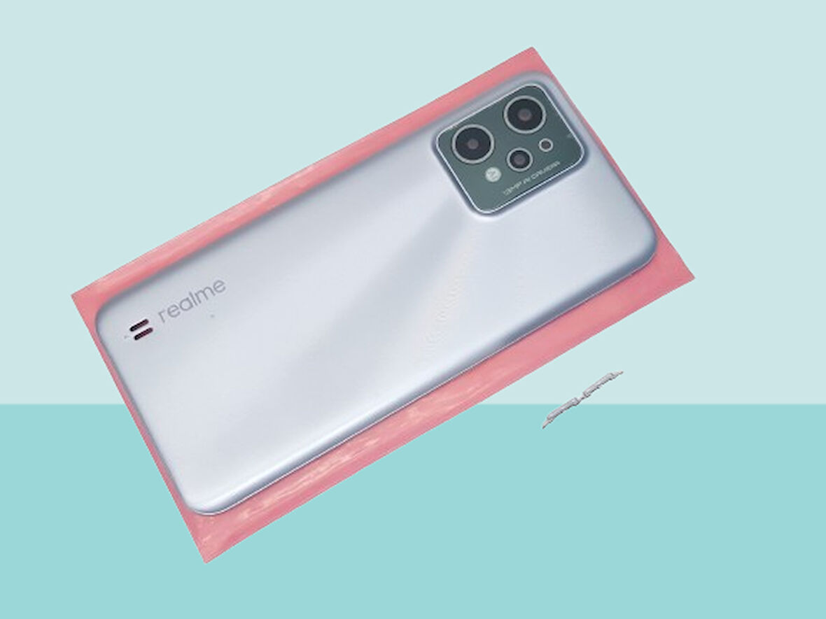 Tkgz - Oppo Realme C31 FULL KASA Arka Kapak Batarya Kapağı - MAVİ