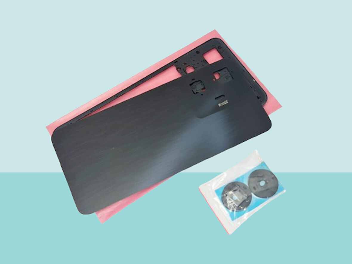 Tkgz - Oppo Realme C55 FULL KASA Arka Kapak Batarya Kapağı - SİYAH