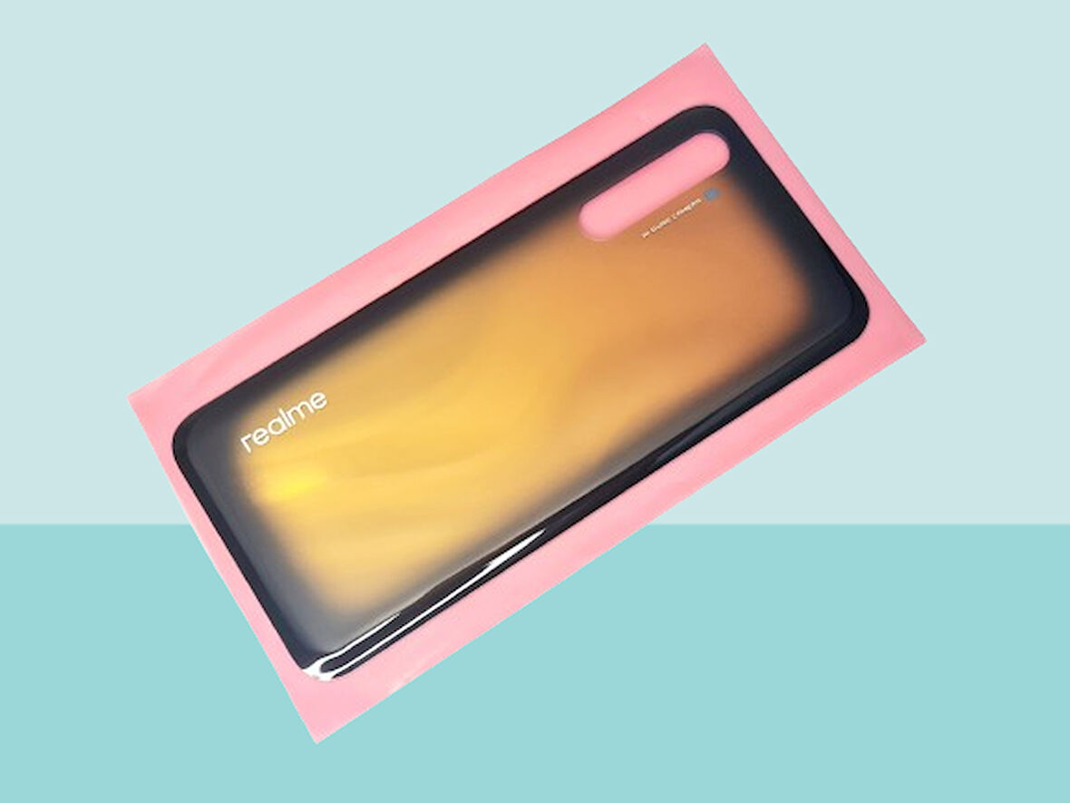 Tkgz - Oppo Realme 6 Pro Arka Kapak Batarya Kapağı - TURUNCU