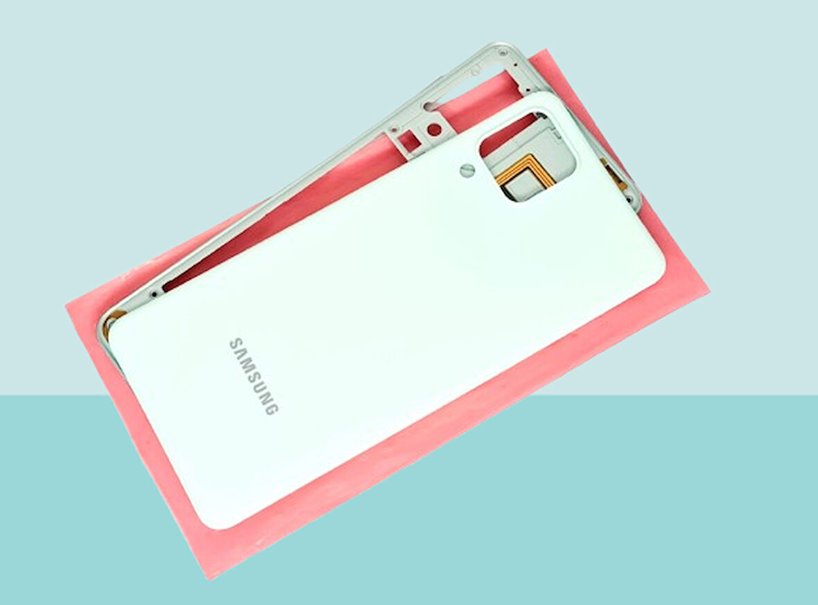 Tkgz - Samsung Galaxy A22 A225 4G FULL KASA Arka Kapak Batarya Kapağı - YEŞİL