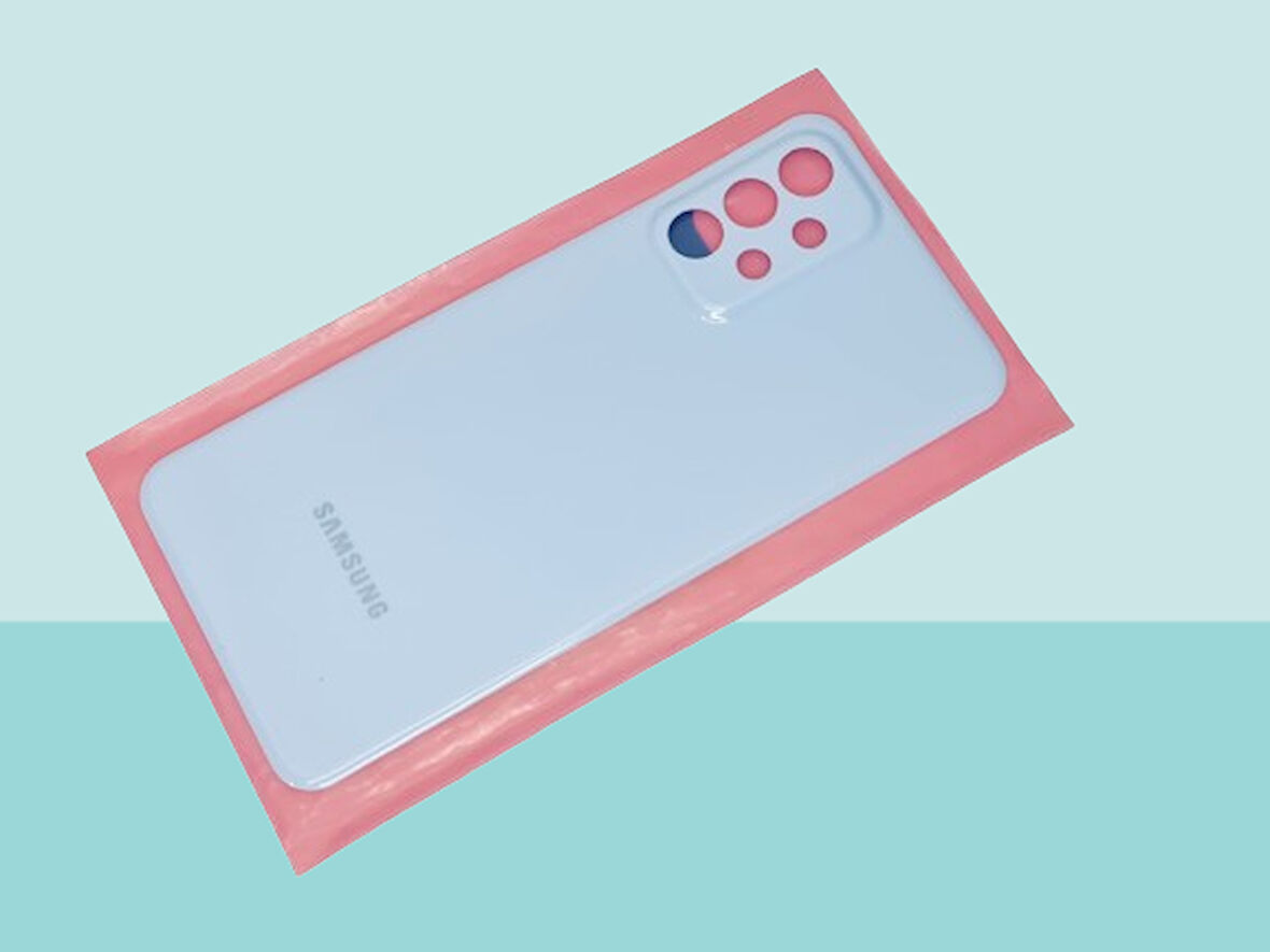 Tkgz - Samsung Galaxy A23 Arka Kapak Batarya Kapağı - MAVİ