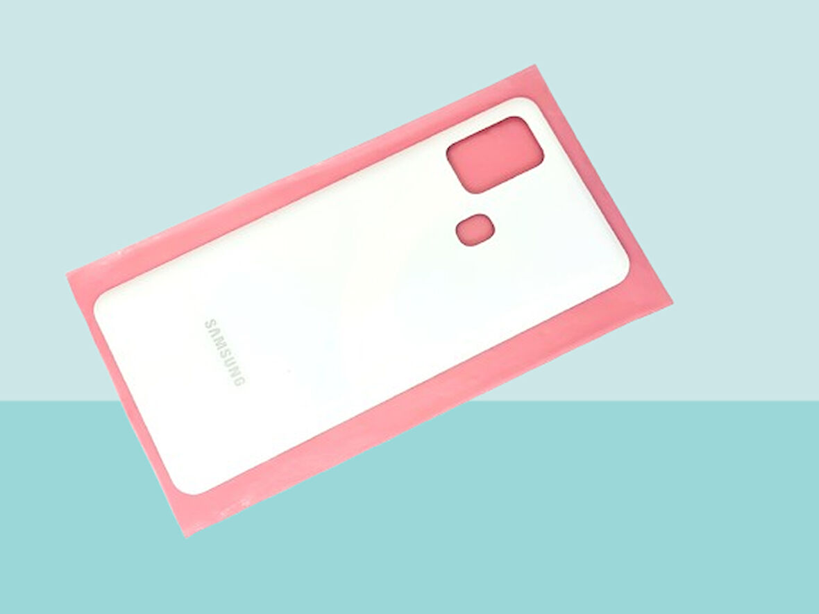 Tkgz - Samsung Galaxy A21S A217 Arka Kapak Batarya Kapağı - BEYAZ