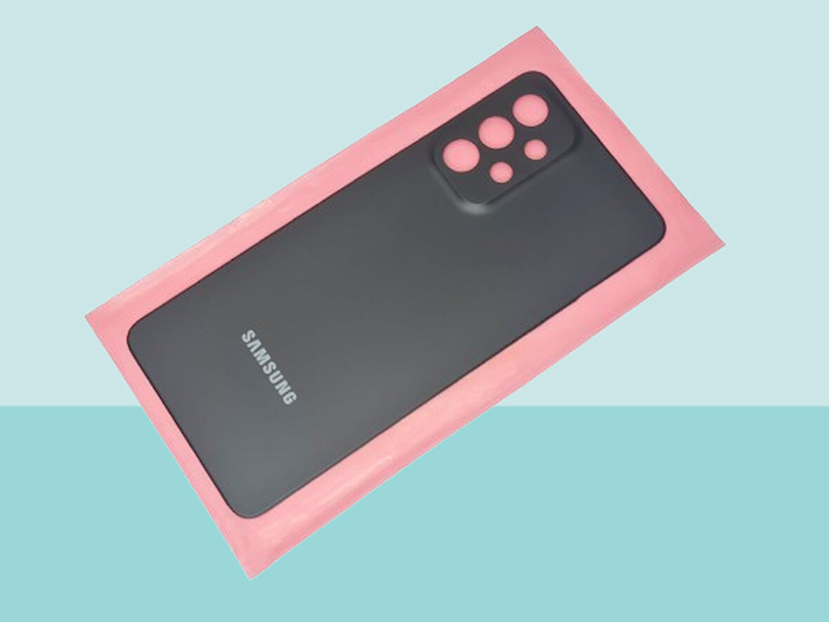 Tkgz - Samsung Galaxy A33 Arka Kapak Batarya Kapağı - SİYAH