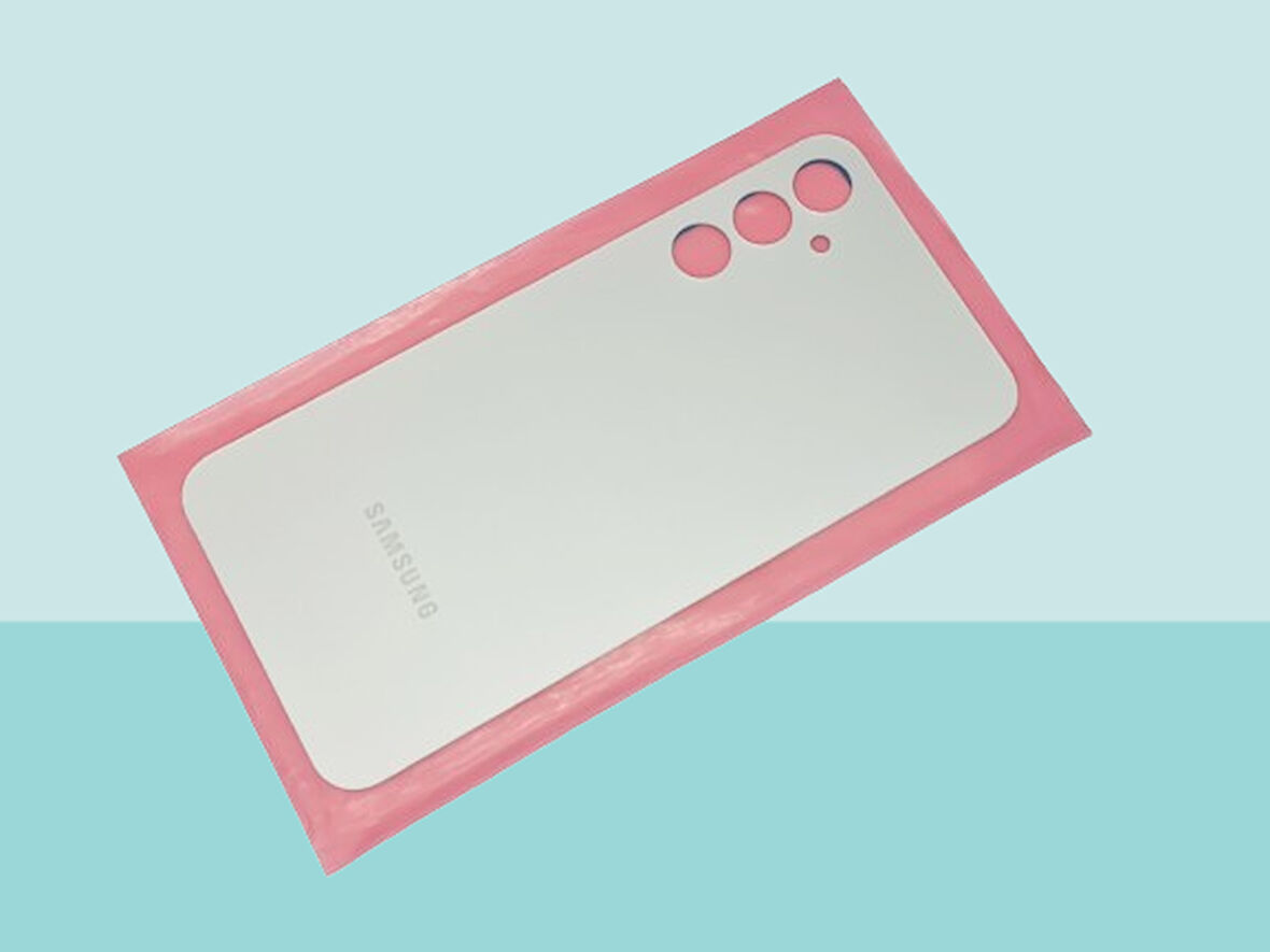 Tkgz - Samsung Galaxy A34 Arka Kapak Batarya Kapağı - MAVİ