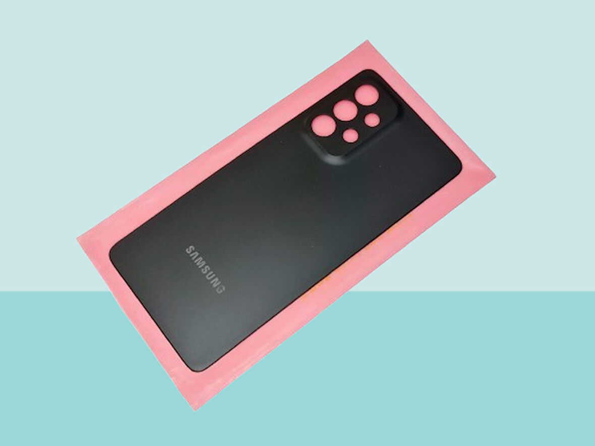 Tkgz - Samsung Galaxy A53 Arka Kapak Batarya Kapağı - SİYAH