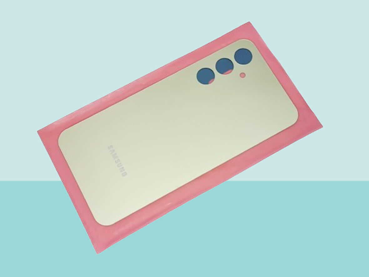 Tkgz - Samsung Galaxy A54 Arka Kapak Batarya Kapağı - SARI